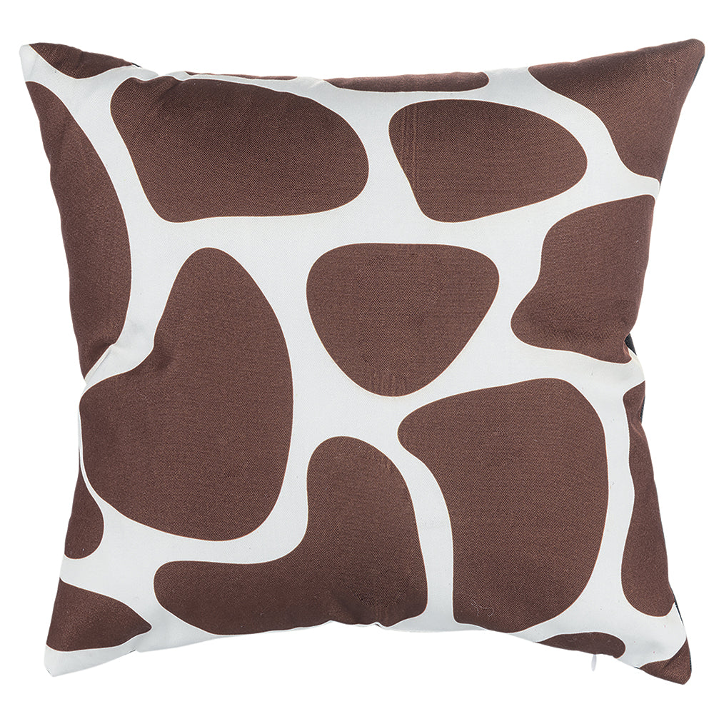 Cuscino arredo 45x45 cm double face sfoderabile con zip, Animalier