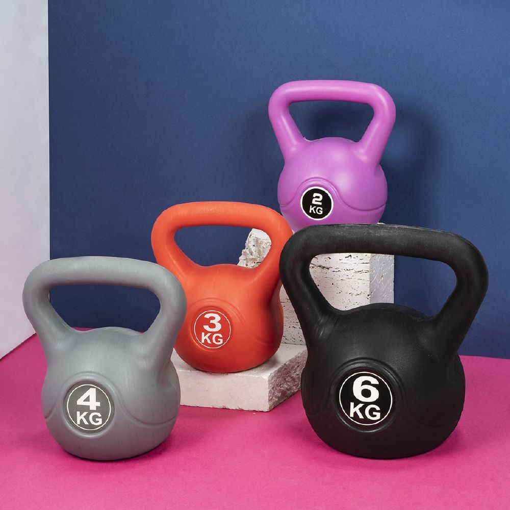 Kettlebell 4Kg rivestimento antiscivolo