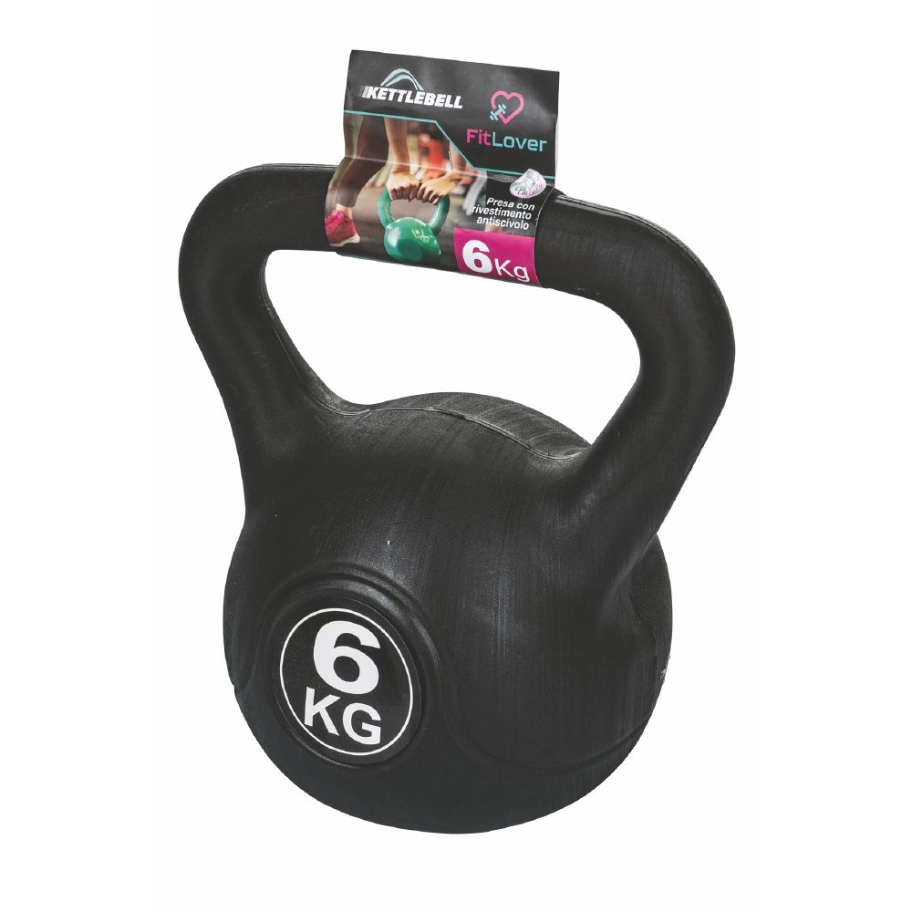 Kettlebell 6Kg rivestimento antiscivolo