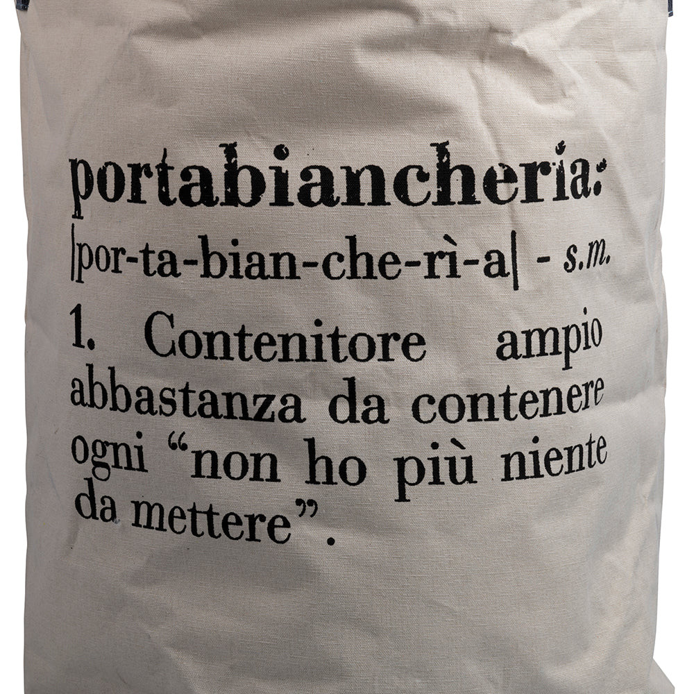 Cesta portabiancheria tonda 40xh.50 cm richiudibile in poliestere Victionary