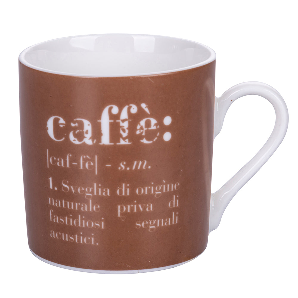 Set 6 tazzine caffè 90 ml in new bone china,Victionary Chocolate