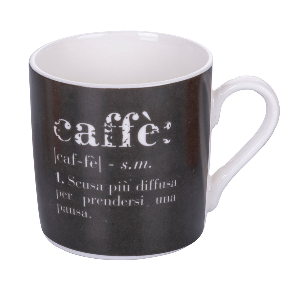 Set 6 tazzine caffè 90 ml in new bone china,Victionary Chocolate