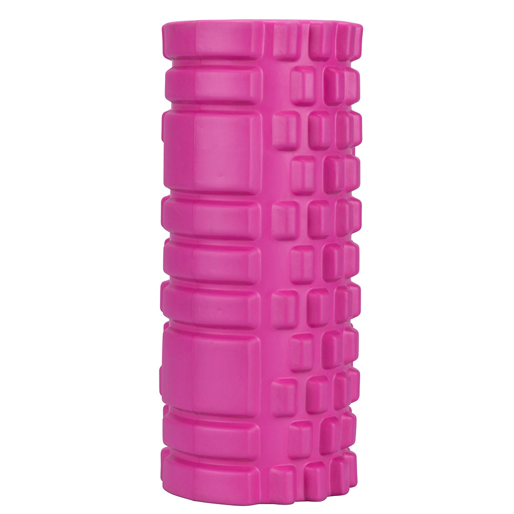 Foam roller rullo massaggiante per esercizi fitness in PVC e gomma