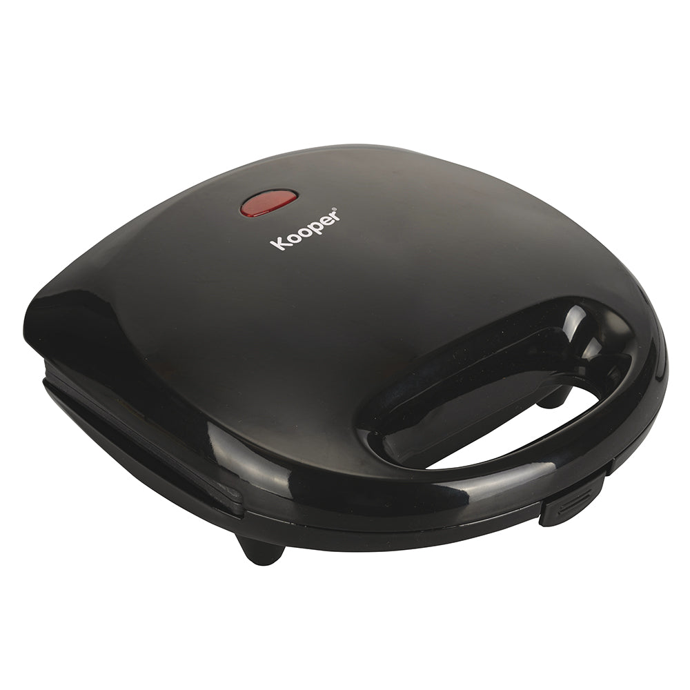 Tostiera doppia piastra grill antiaderente, nero lucido 750 W, Tasty