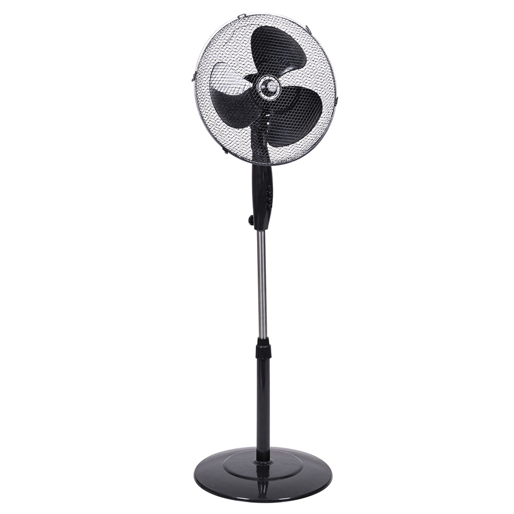 Ventilatore nero a piantana con 3 velocità 45 watt ArticFresh