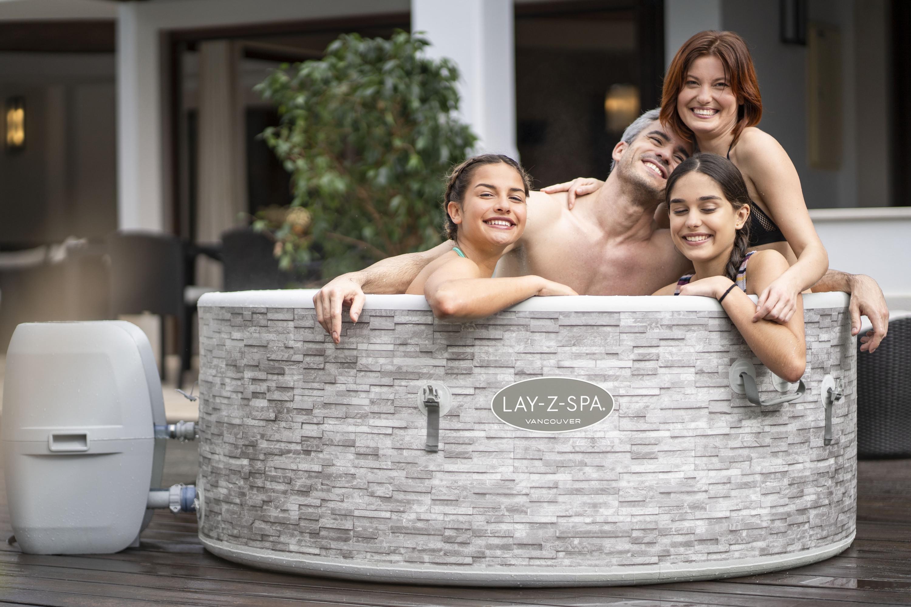 Piscina SPA idromassaggio Lay-Z-Spa Vancouver AirJet Plus Bestway 60027