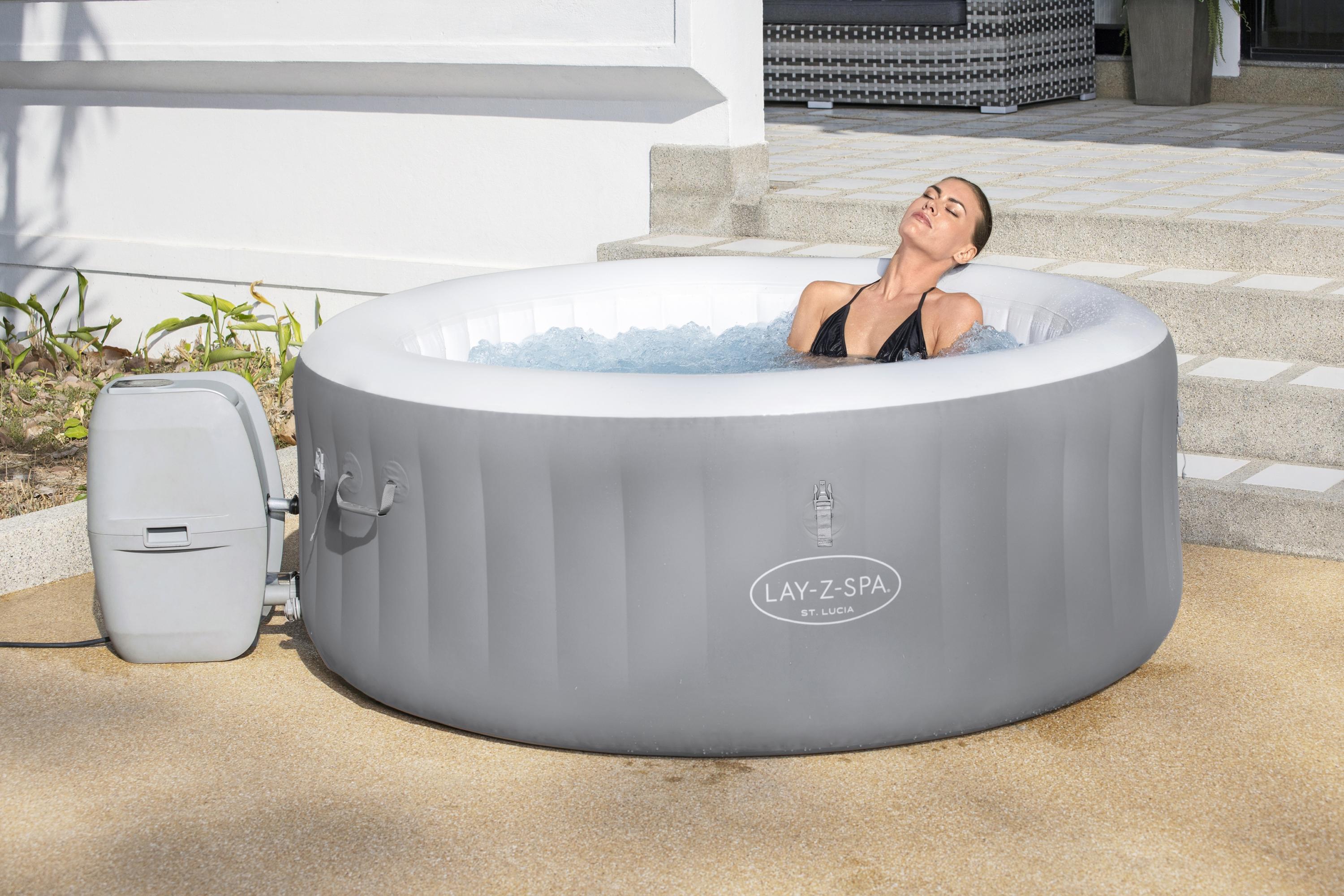 Piscina SPA idromassaggio Lay-Z-Spa St Lucia AirJet  Bestway 60037