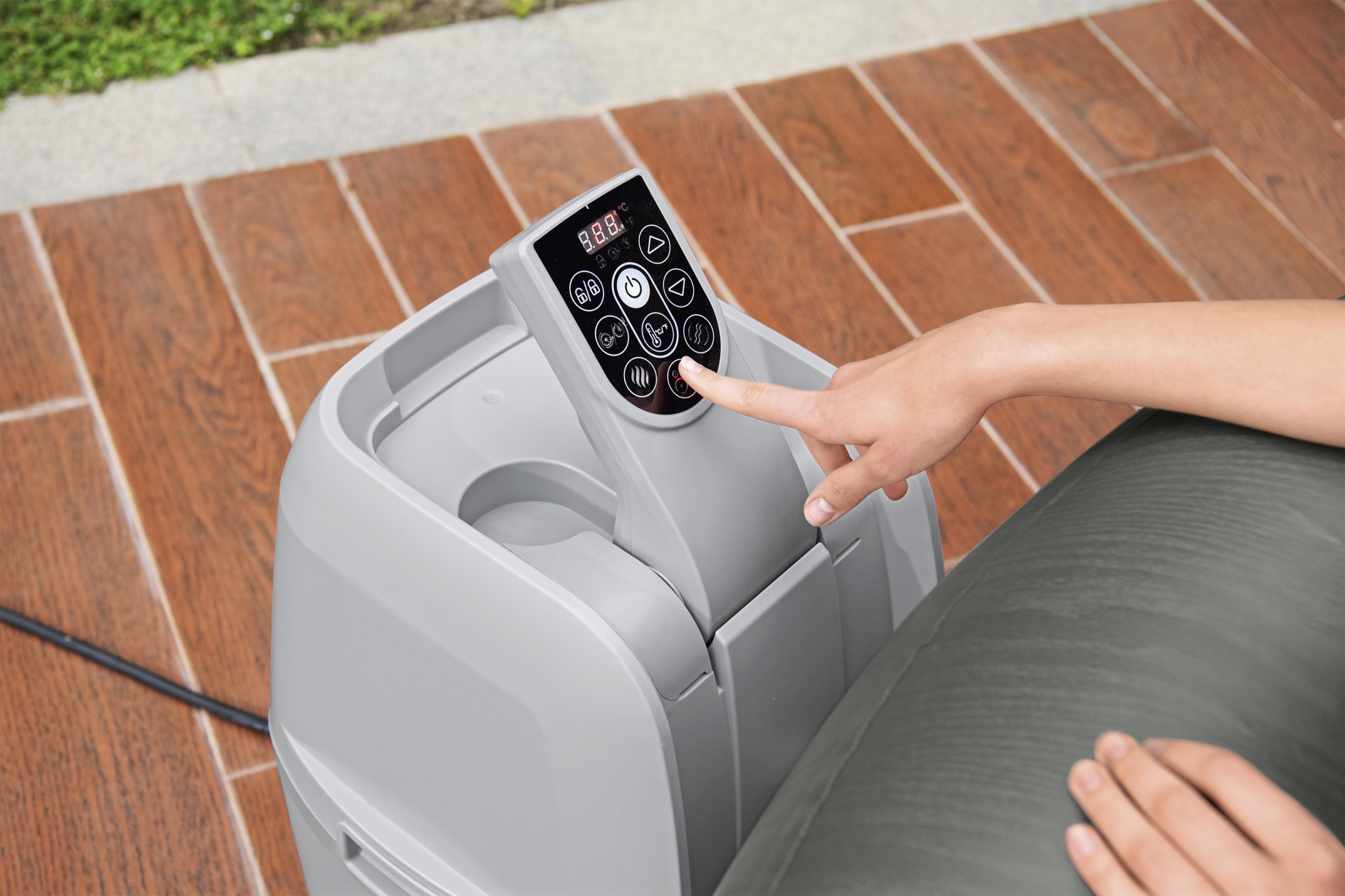 Idromassaggio gonfiabile ovale Lay-Z-Spa Mauritius AirJet 5-7 persone Bestway 60067