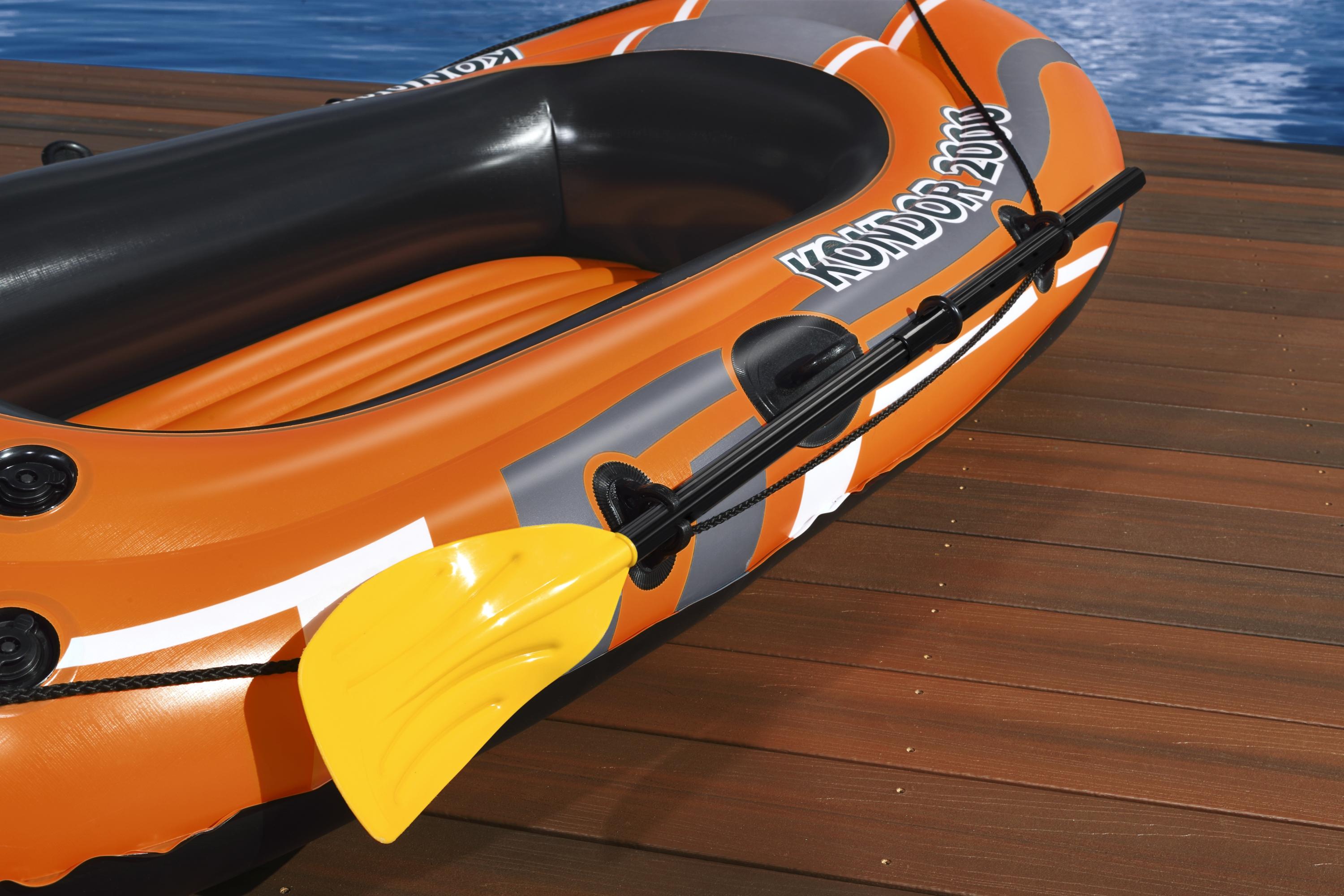 Canotto gommone gonfiabile Kondor 2000 con remi e pompa BestWay 61062