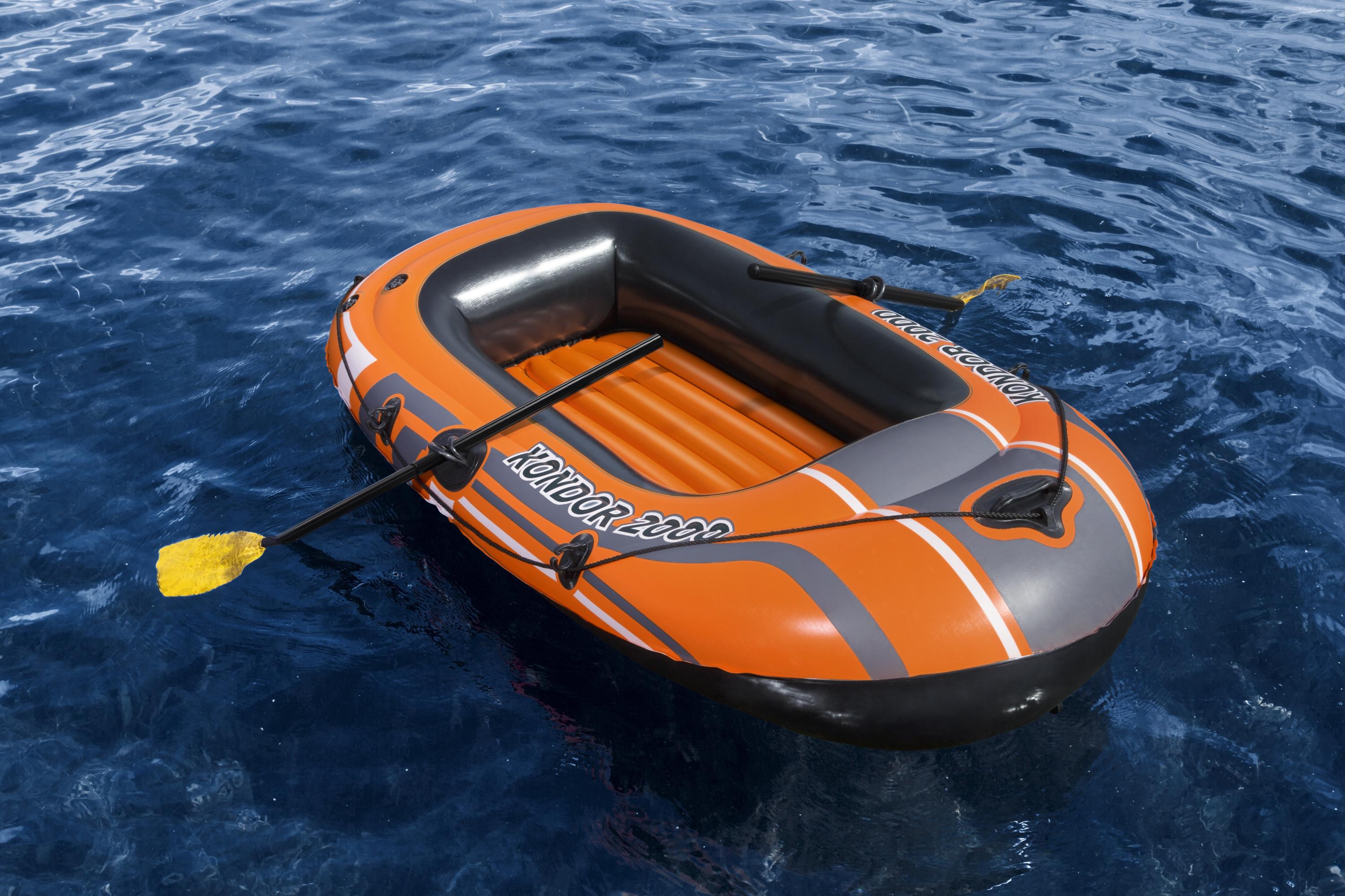 Canotto gommone gonfiabile Kondor 2000 con remi e pompa BestWay 61062