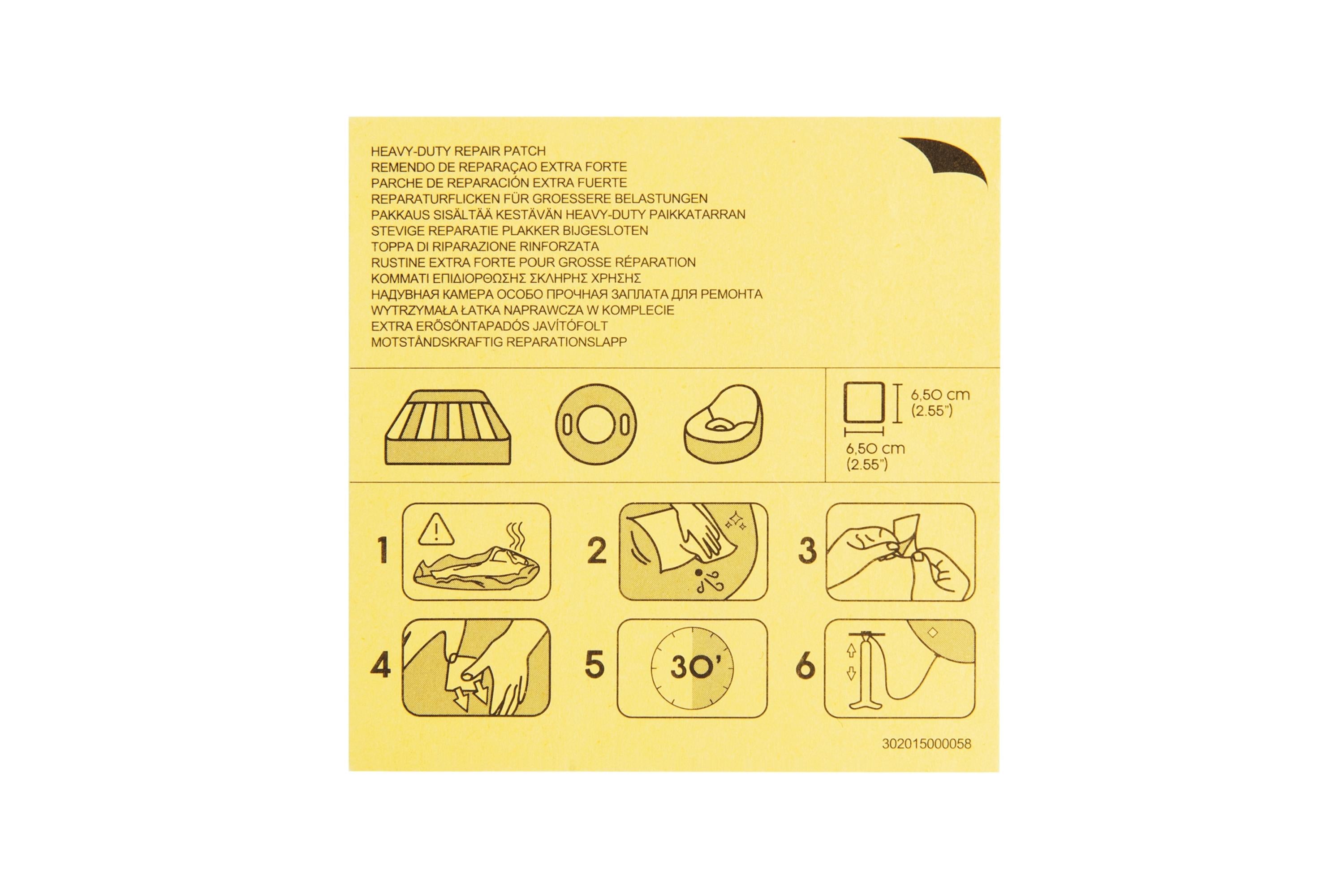 Toppe di riparazione Strong set 10 pezzi per gonfiabili e piscine Bestway 62068