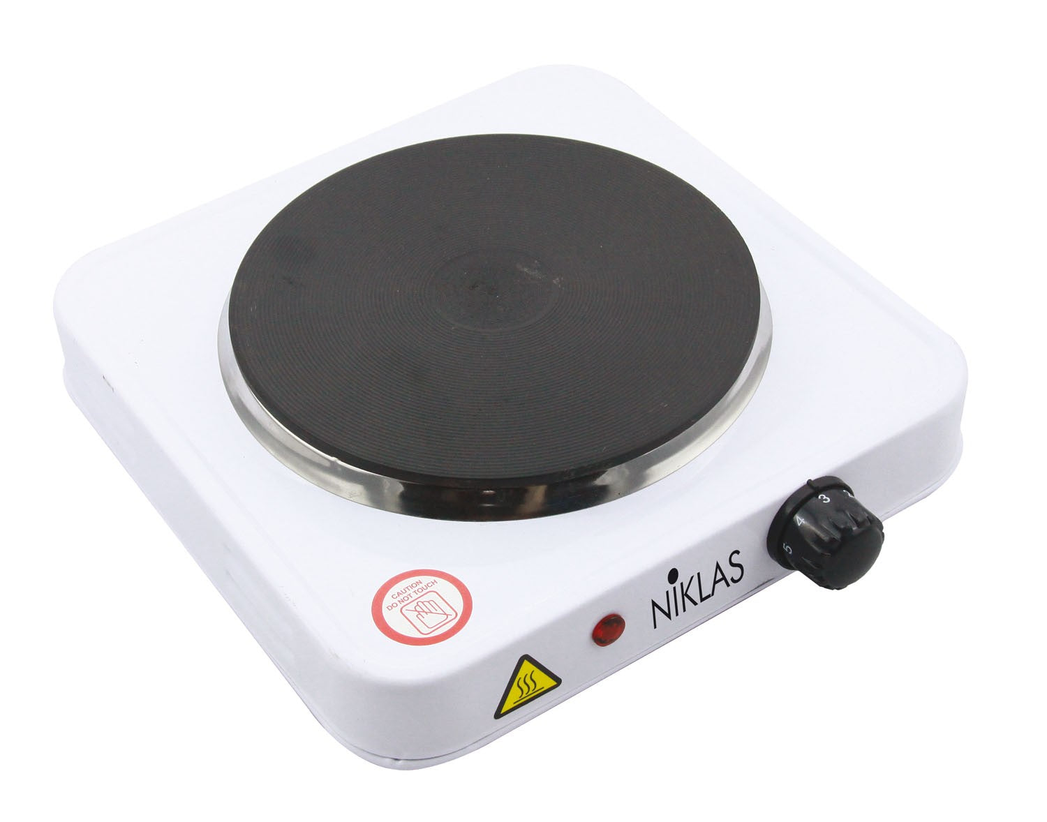 Fornello elettrico portatile 1000W 1 piastra ghisa 150mm Niklas