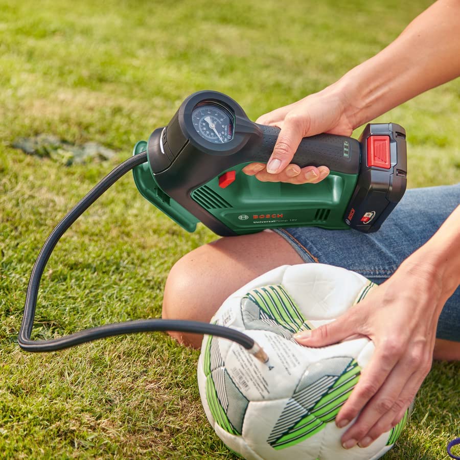 Compressore a batteria portatile 18V per pneumatici, palloni e piccoli gonfiabili batteria NON inclusa Universal Pump BOSCH