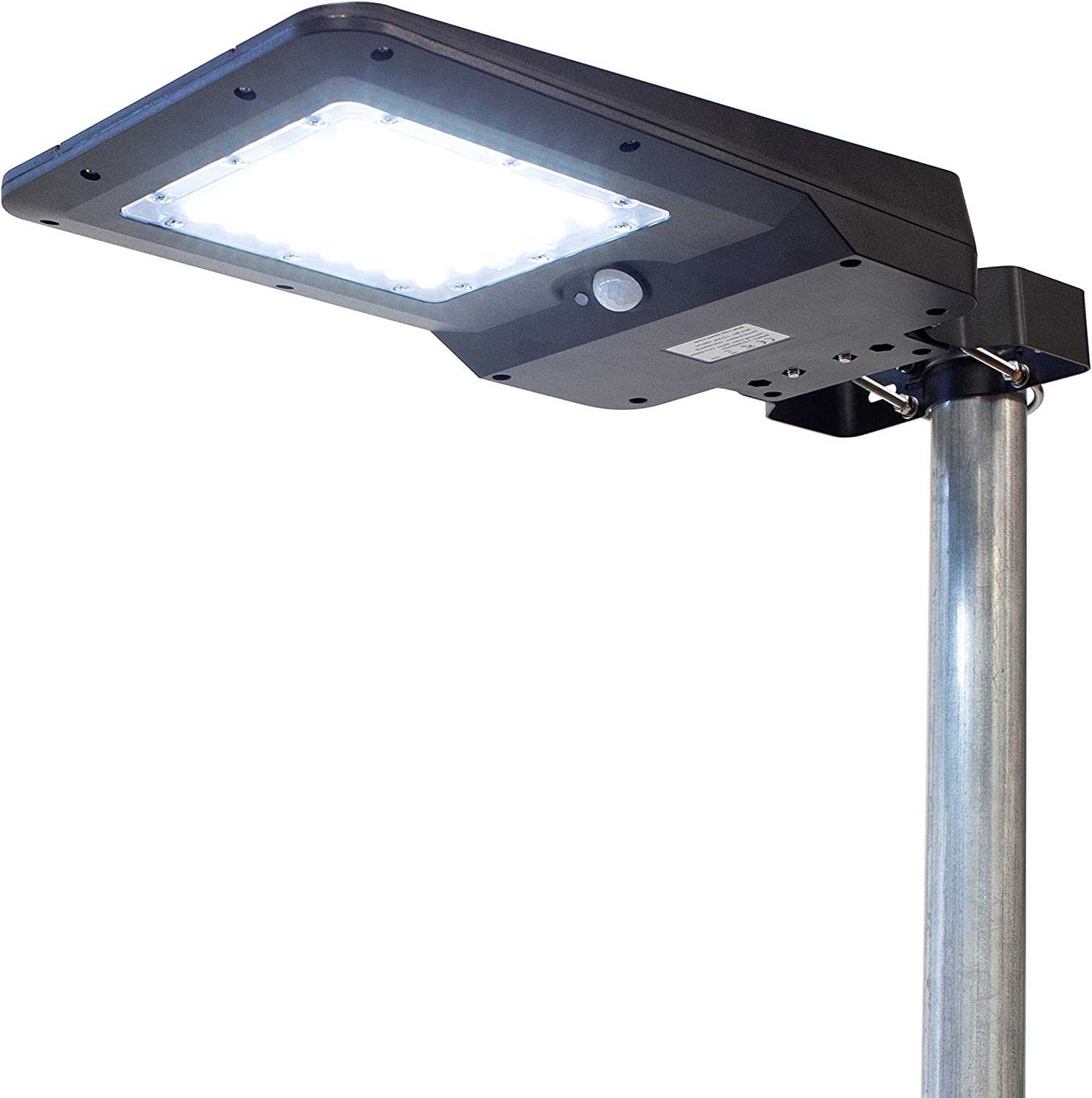 Proiettore lampione led con pannello fotovoltaico regolabile con batteria sostituibile 15 Watt 1600 lumen Century Levante