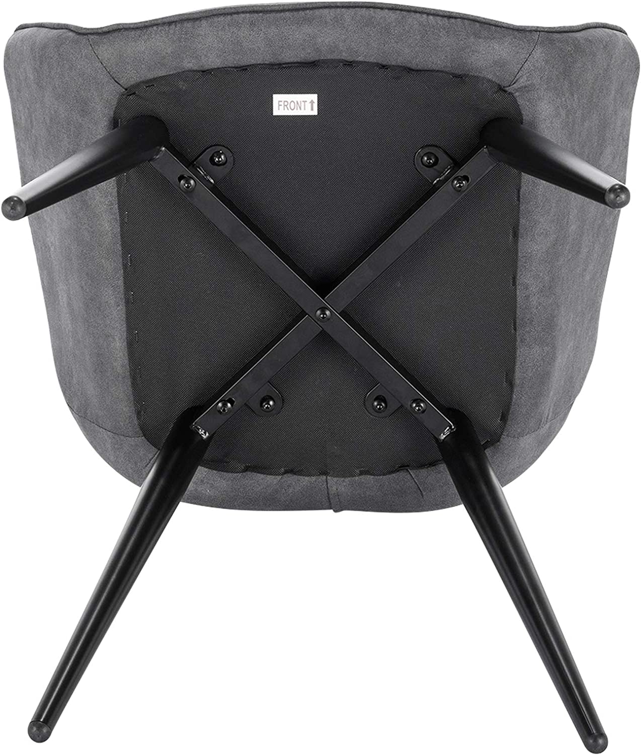 Sedia poltrona design da interno con struttura in metallo e seduta rivestita in velluto Dobby