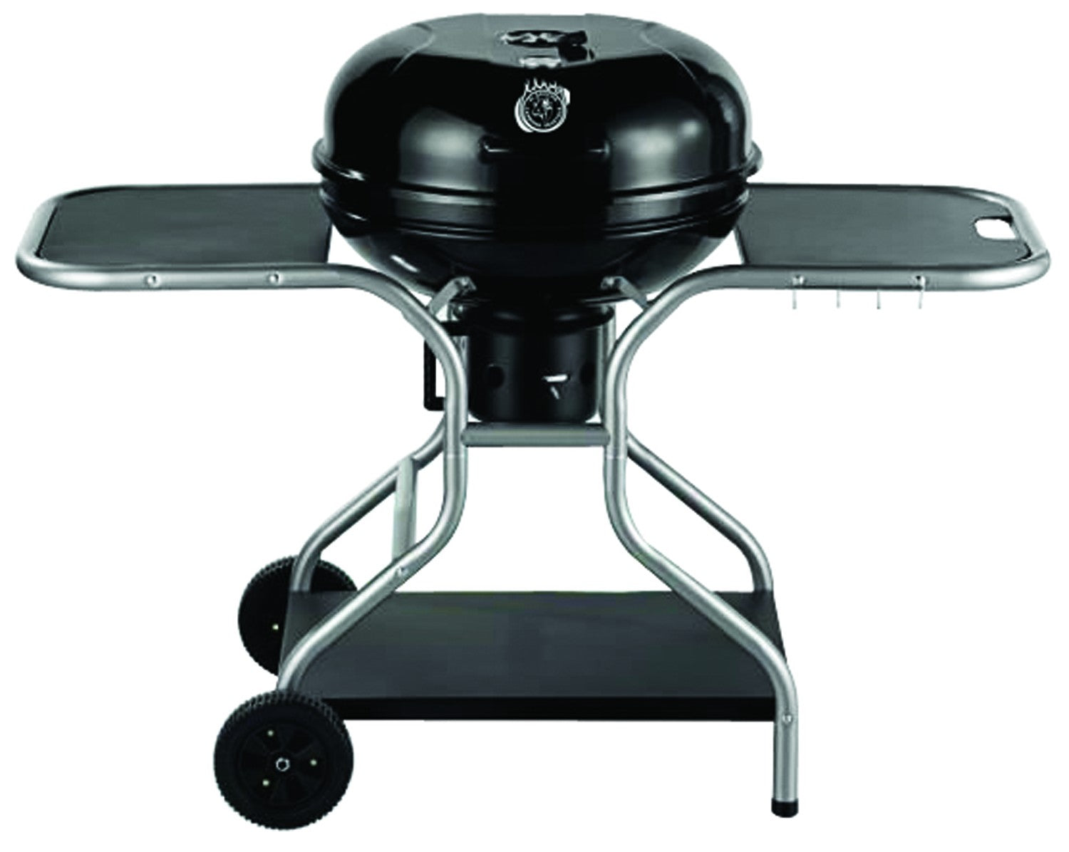 Barbecue a carbonella griglia tonda 55 cm con coperchio e ruote - El Gaucho Globo Comfort