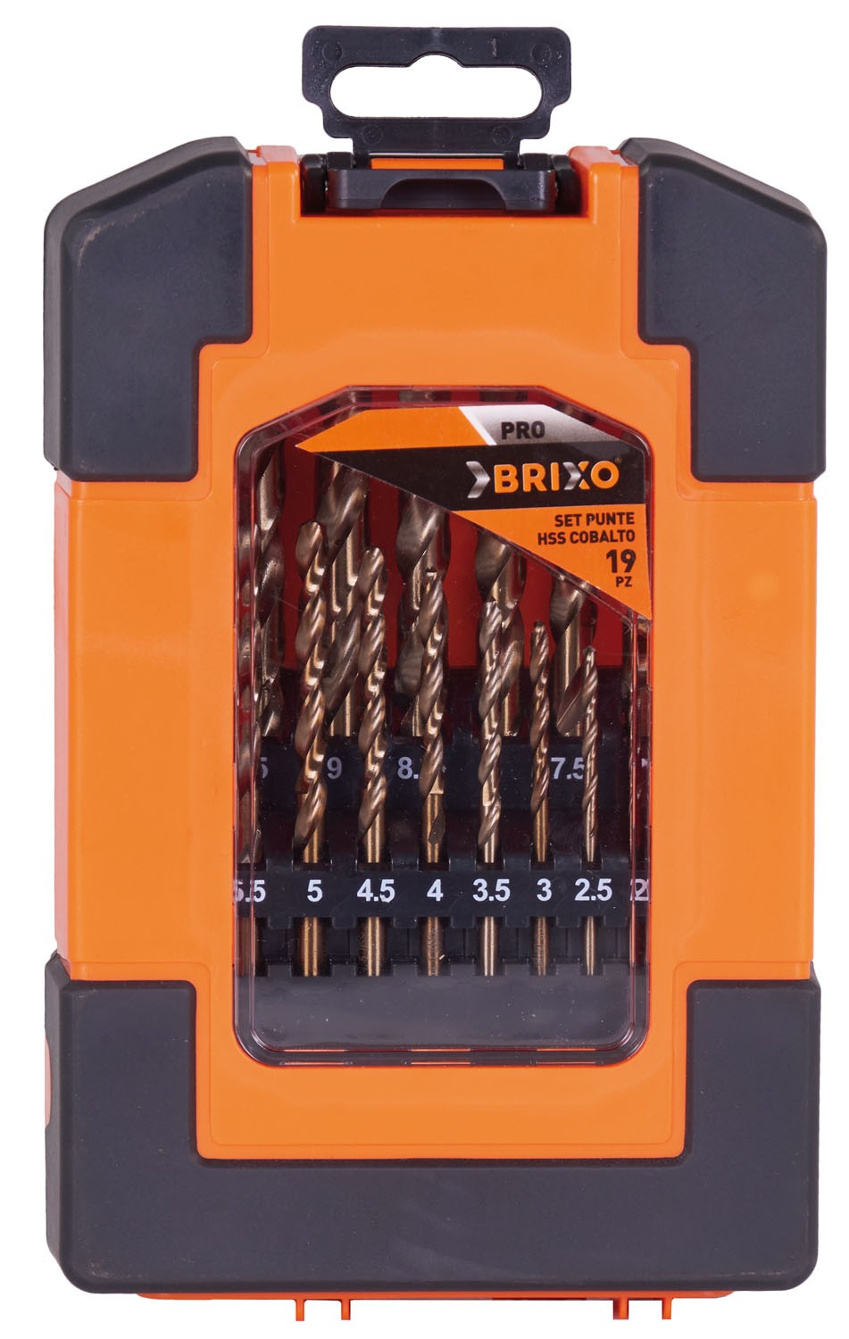 Set punte Brixo HSS Cobalto 19 Pz.