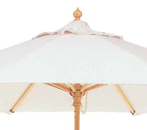 Ombrellone da giardino in legno tondo 250 cm Garden Deluxe Collection