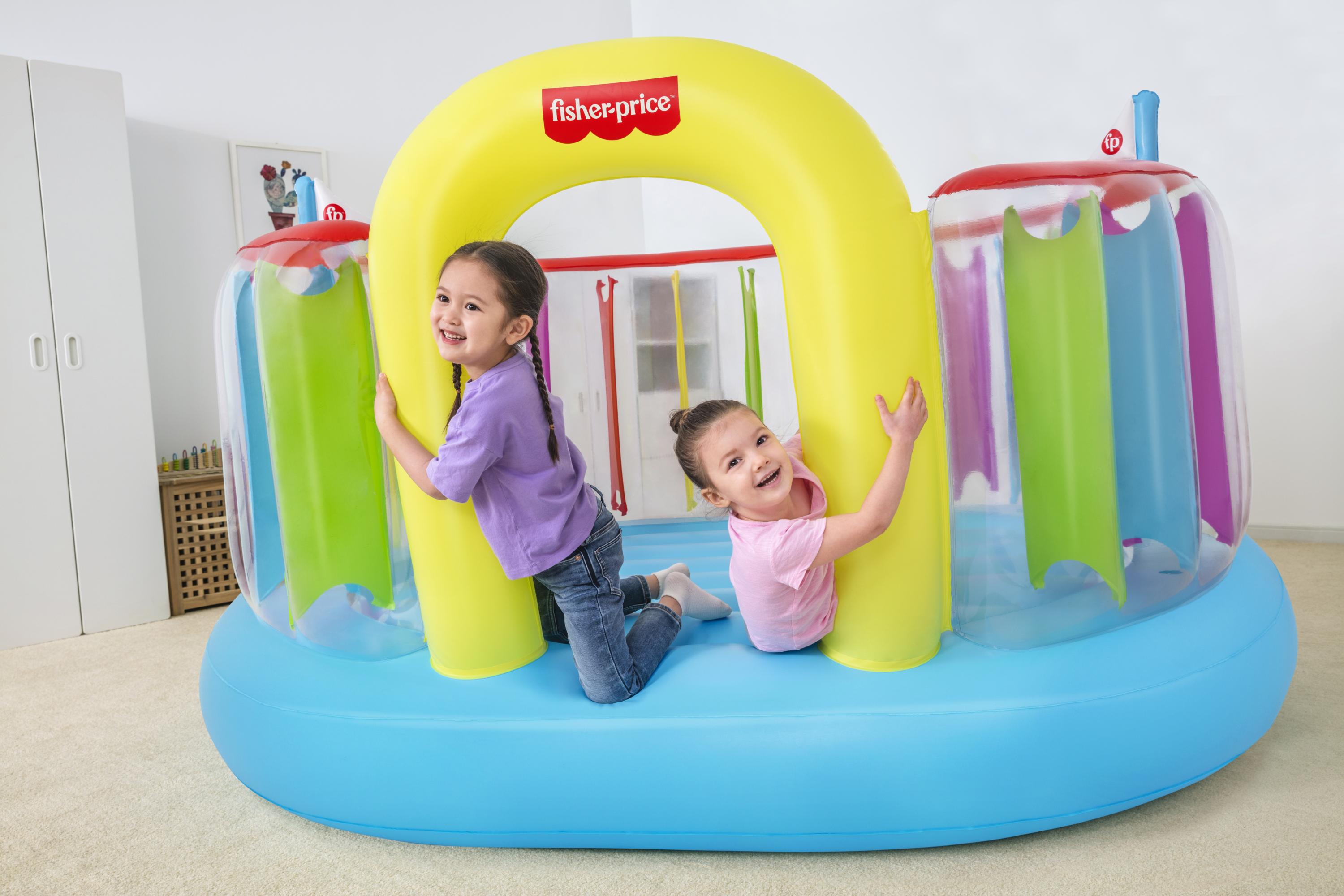 Castello gonfiabile Fisher Price Bouncer Bouncetopia pompa incorporata BESTWAY 93561