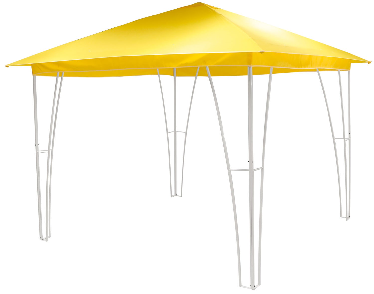 Gazebo in acciaio 3x3mt telo poliestere arredo esterno giardino SUN FLOWER