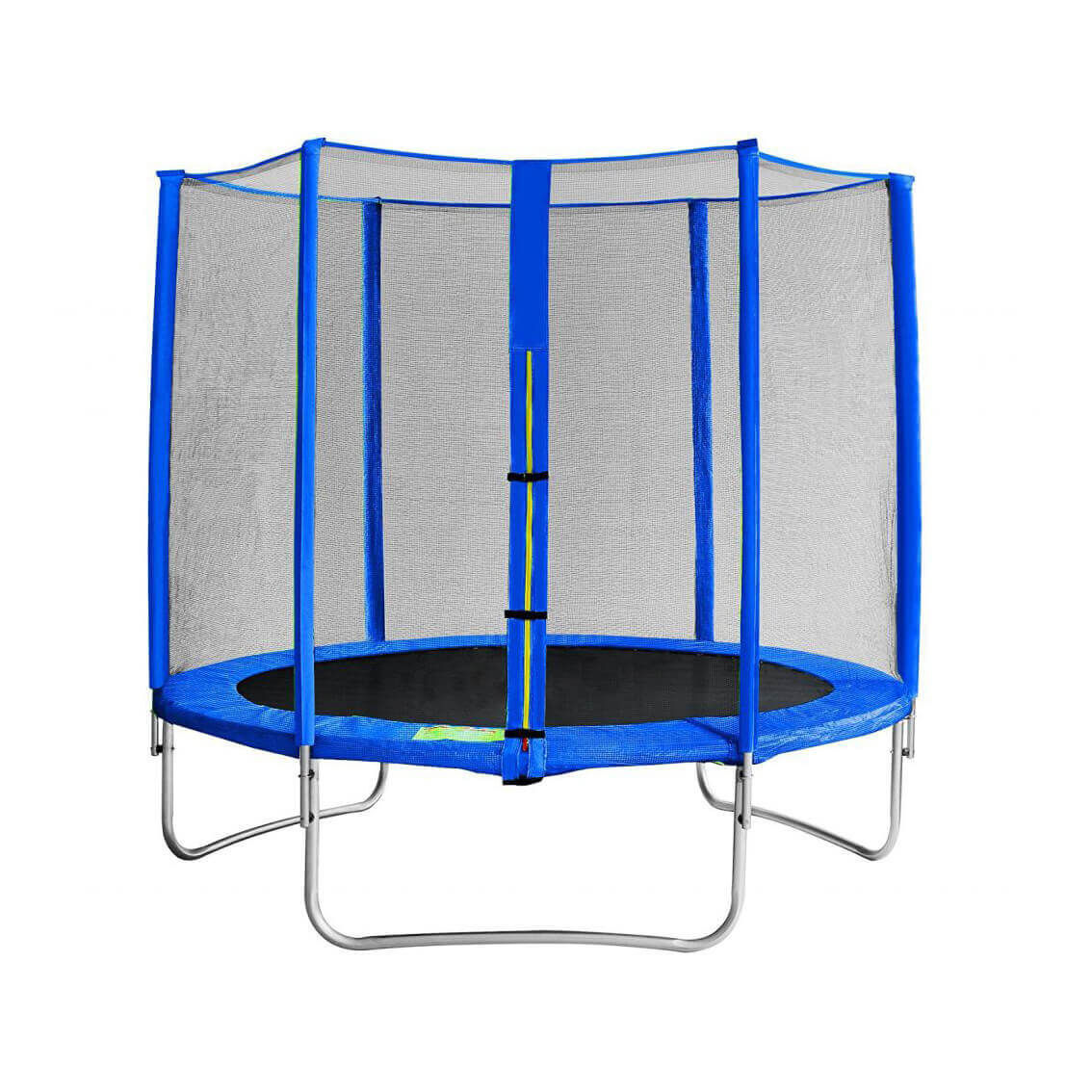 Trampolino Elastico con rete di protezione e scaletta cm 244 Jumpy Stron