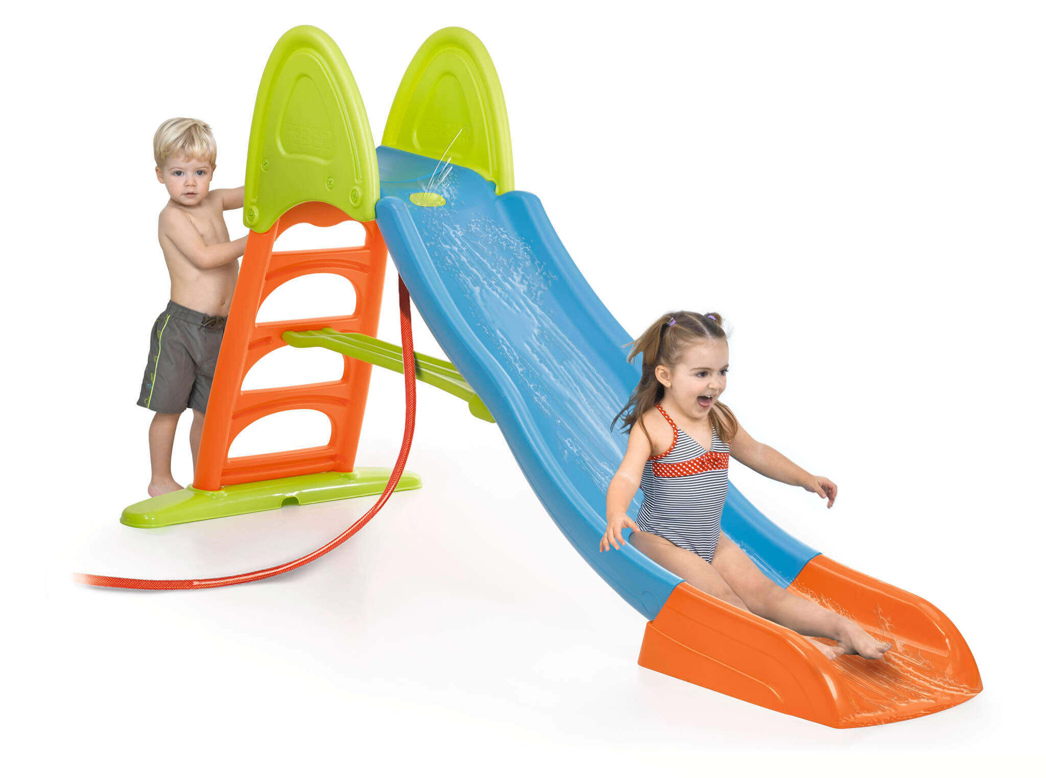 Scivolo da giardino per bambini con innesto acqua Super Mega Slide