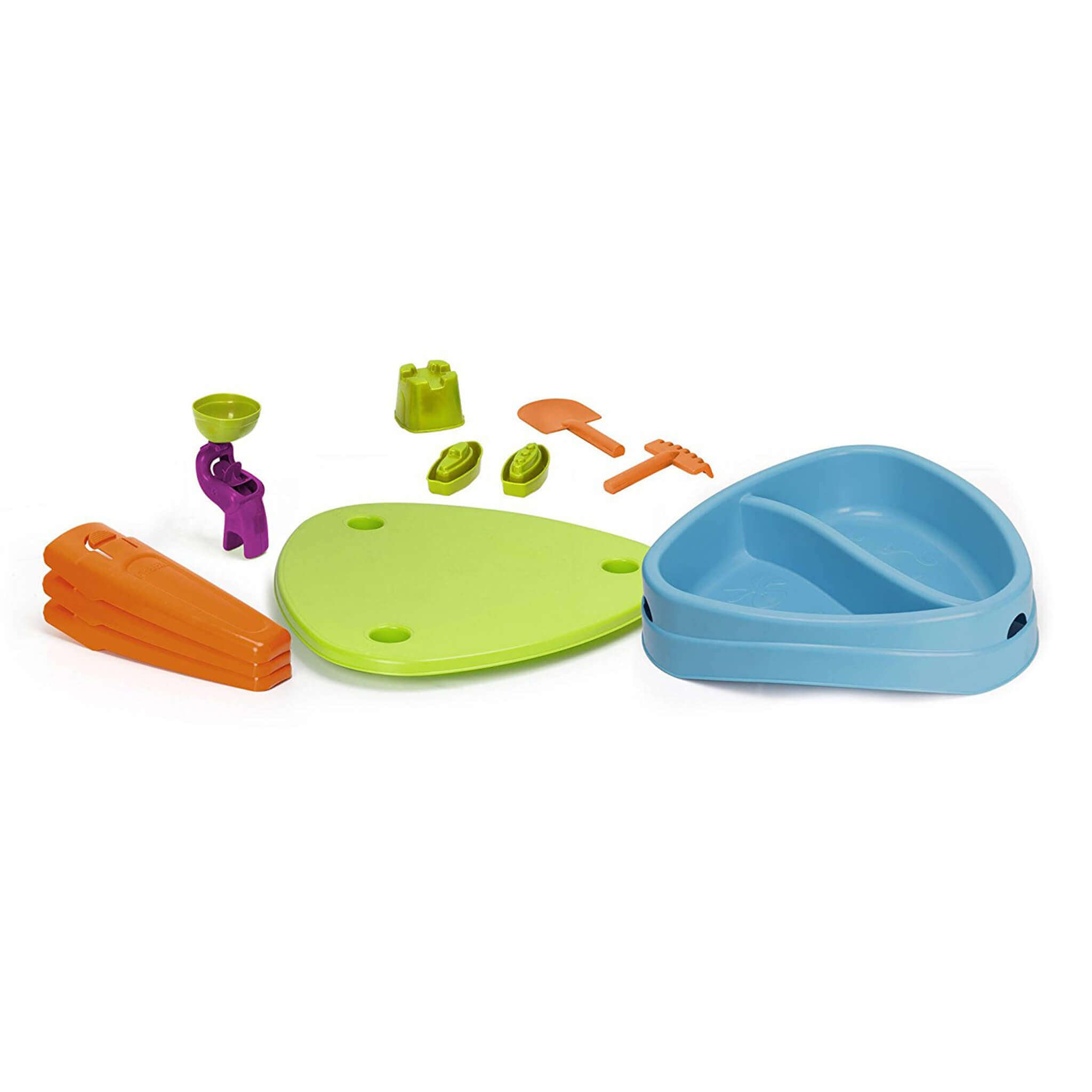 Tavolino gioco baby con accessori e contenitore Play Island Table