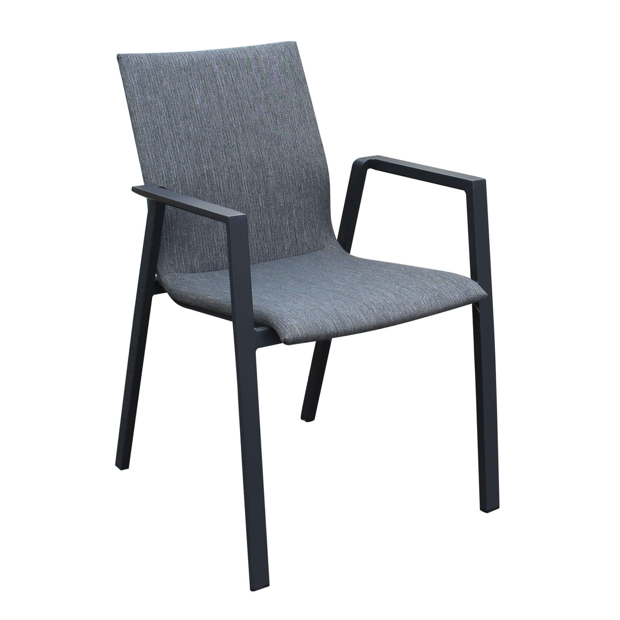 Sedia poltrona impilabile per esterno in alluminio LAGON