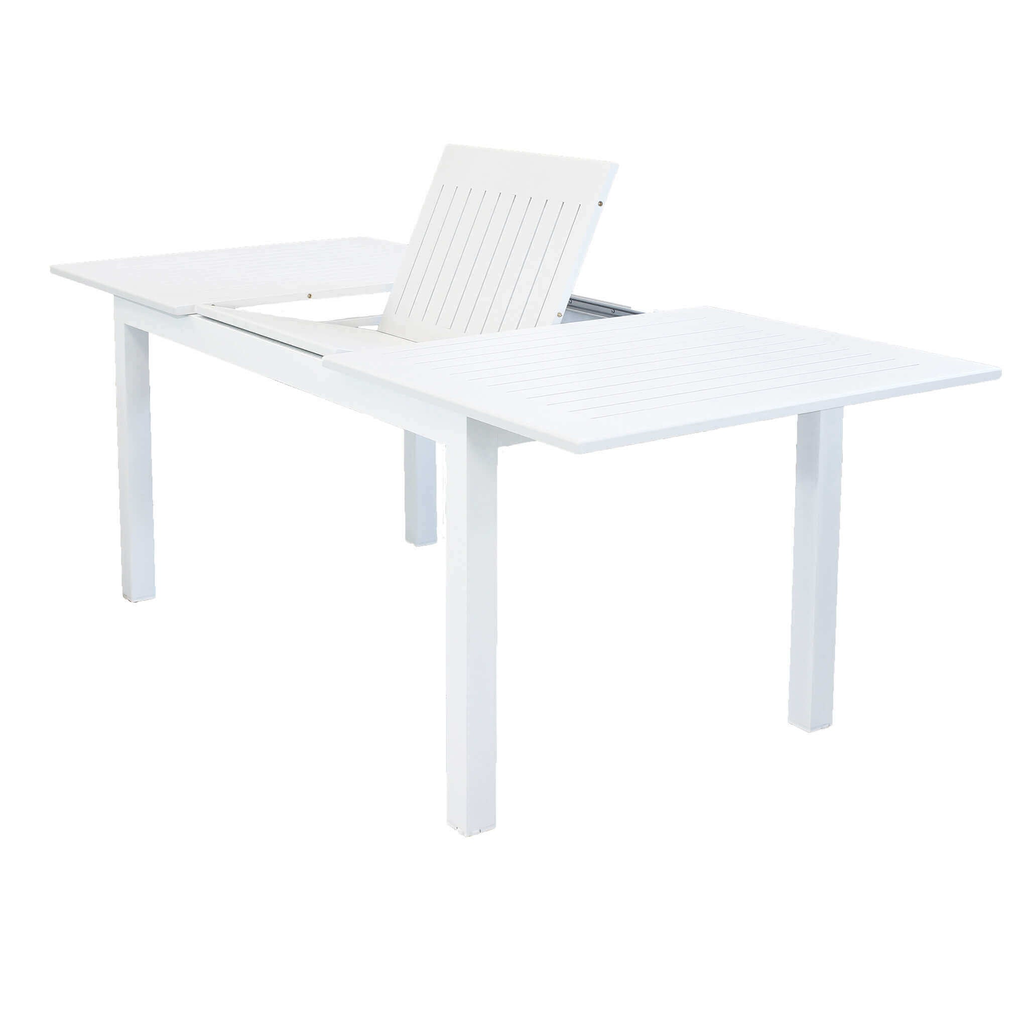 Tavolo in alluminio per esterno allungabile 130/180 cm ERACLE