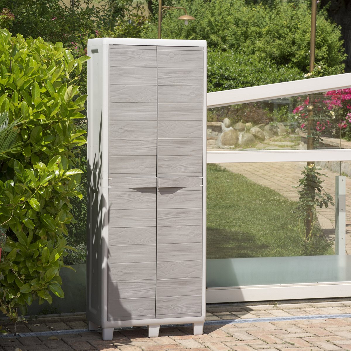 Armadio mobile Portascope in resina Woody s Toomax
