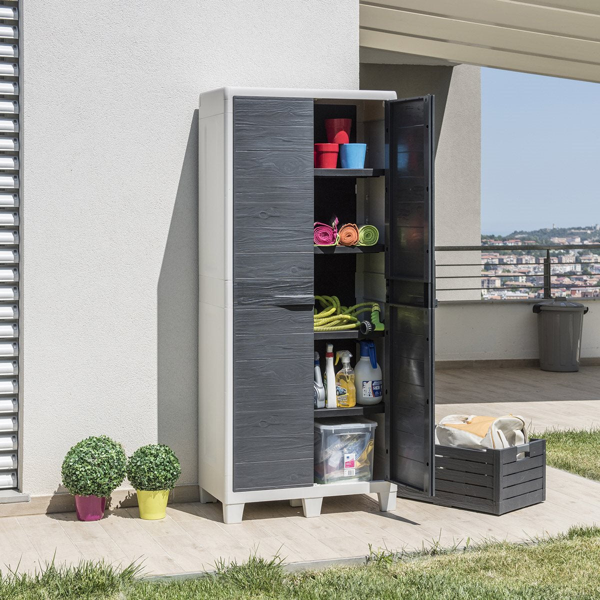 Armadio mobile Tuttopiani in resina Woody s XL Toomax