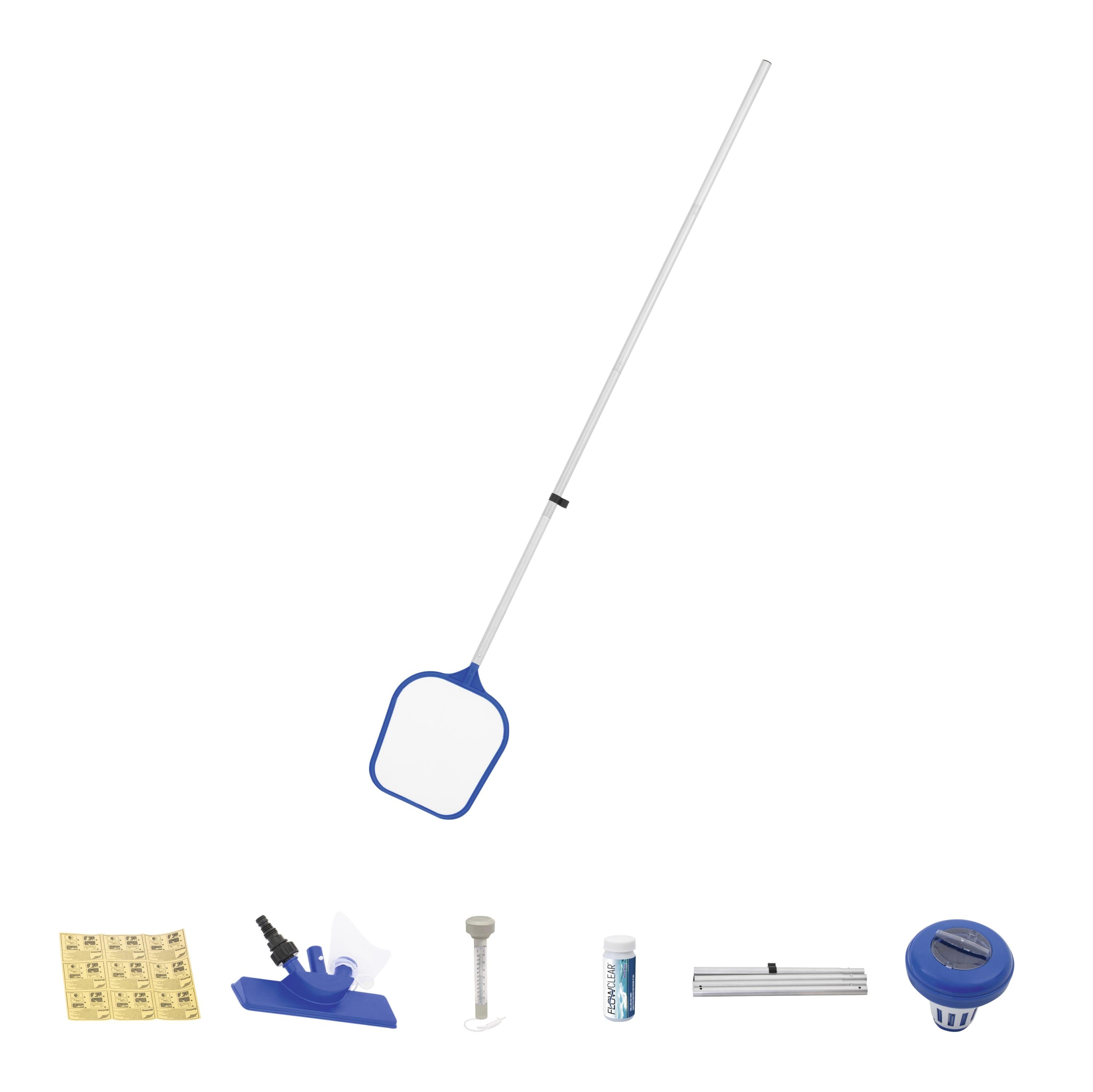 Set accessori pulizia e manutenzione piscina e spa Bestway 58195