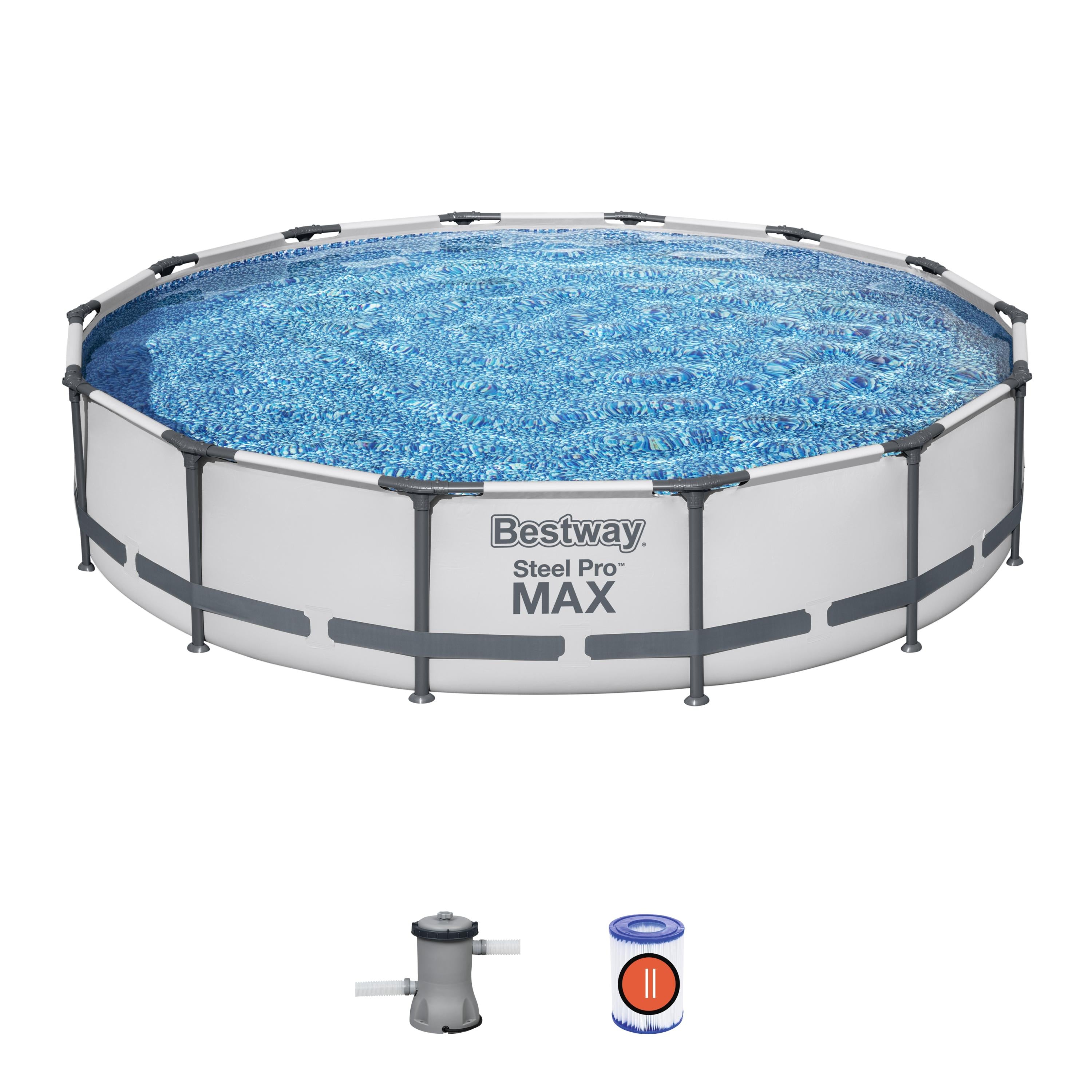 Piscina Tonda con struttura Steel Pro MAX 427x84 cm Bestway 56595