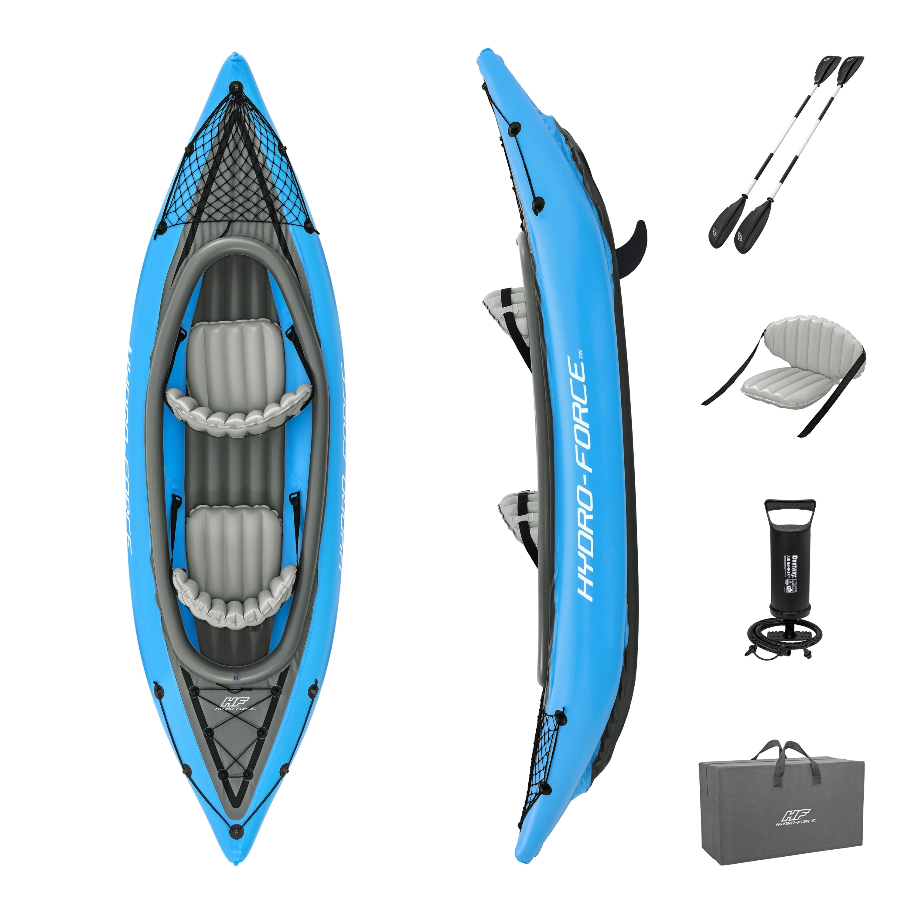 Kayak gonfiabile 2 persone Hydro Force Cove Champion X2 Bestway 65131