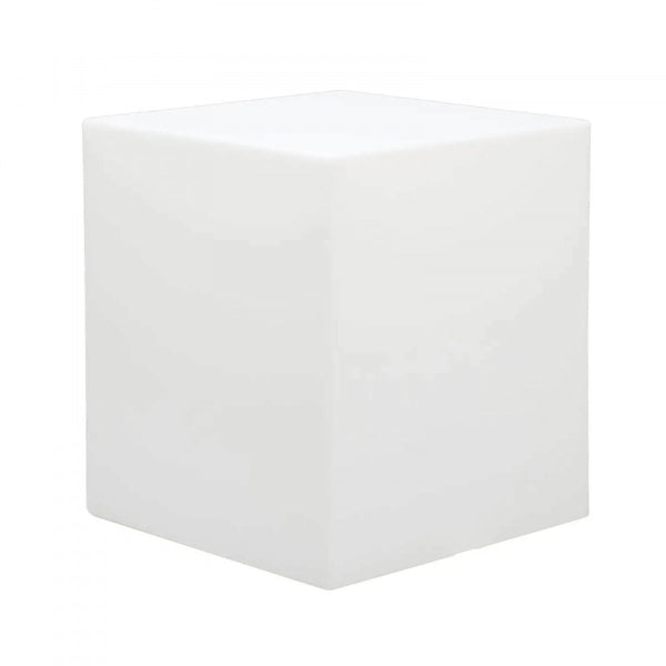 Cubo led 40x40x40 cm a luce bianca fredda per decorazione viali o ingresso locali