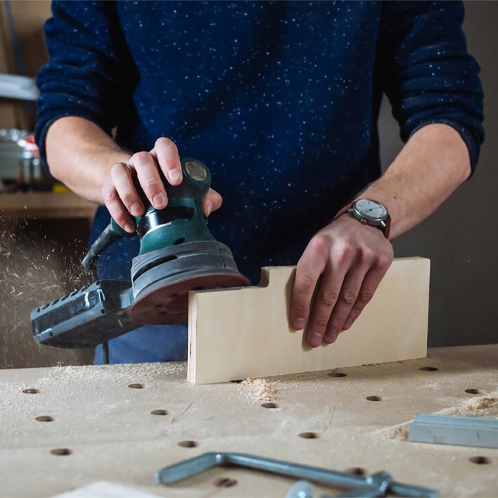 Dischi abrasivi per smerigliatrice orbitale confezione 50 pezzi con velcro 125mm grana 80