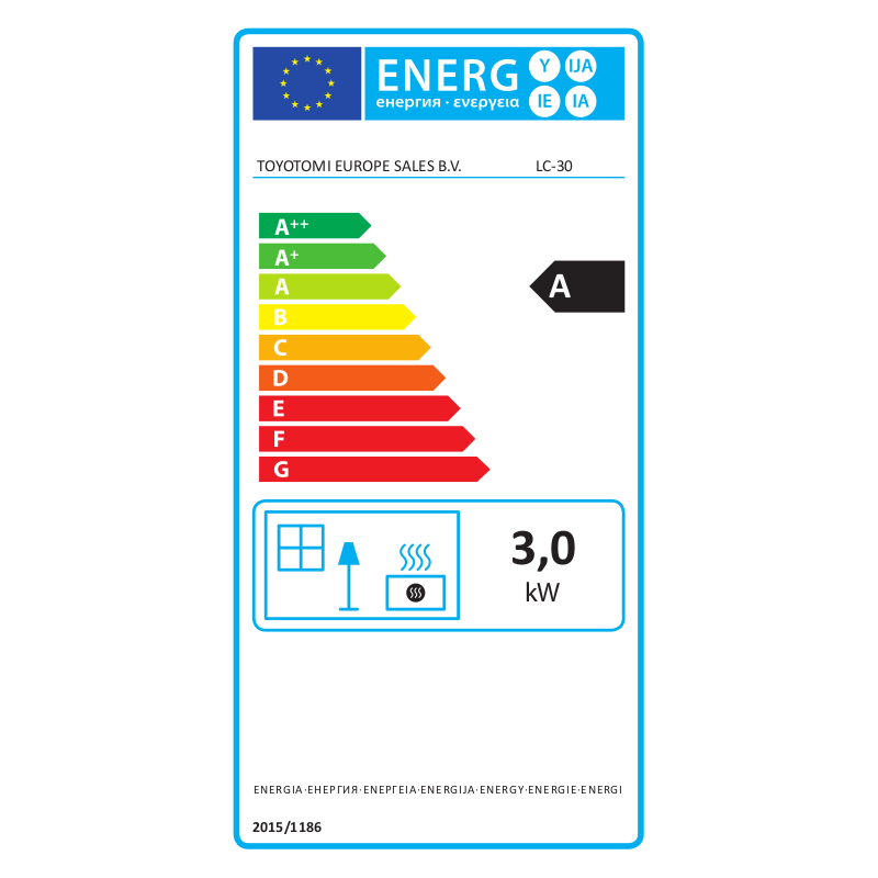 Stufa elettronica a combustibile liquido 3000 W Zibro LC30