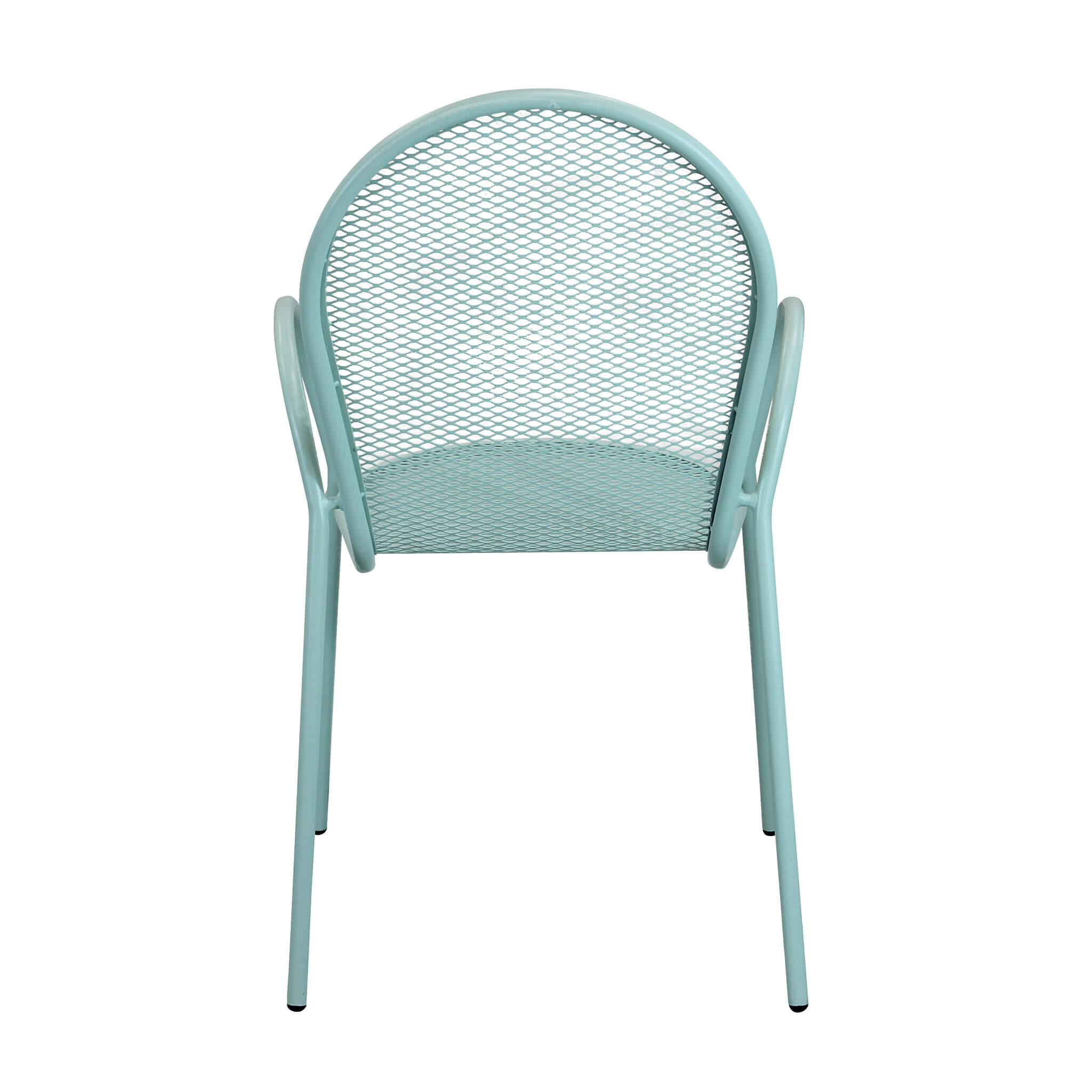 Sedia poltrona in metallo impilabile per esterno DISTRICT