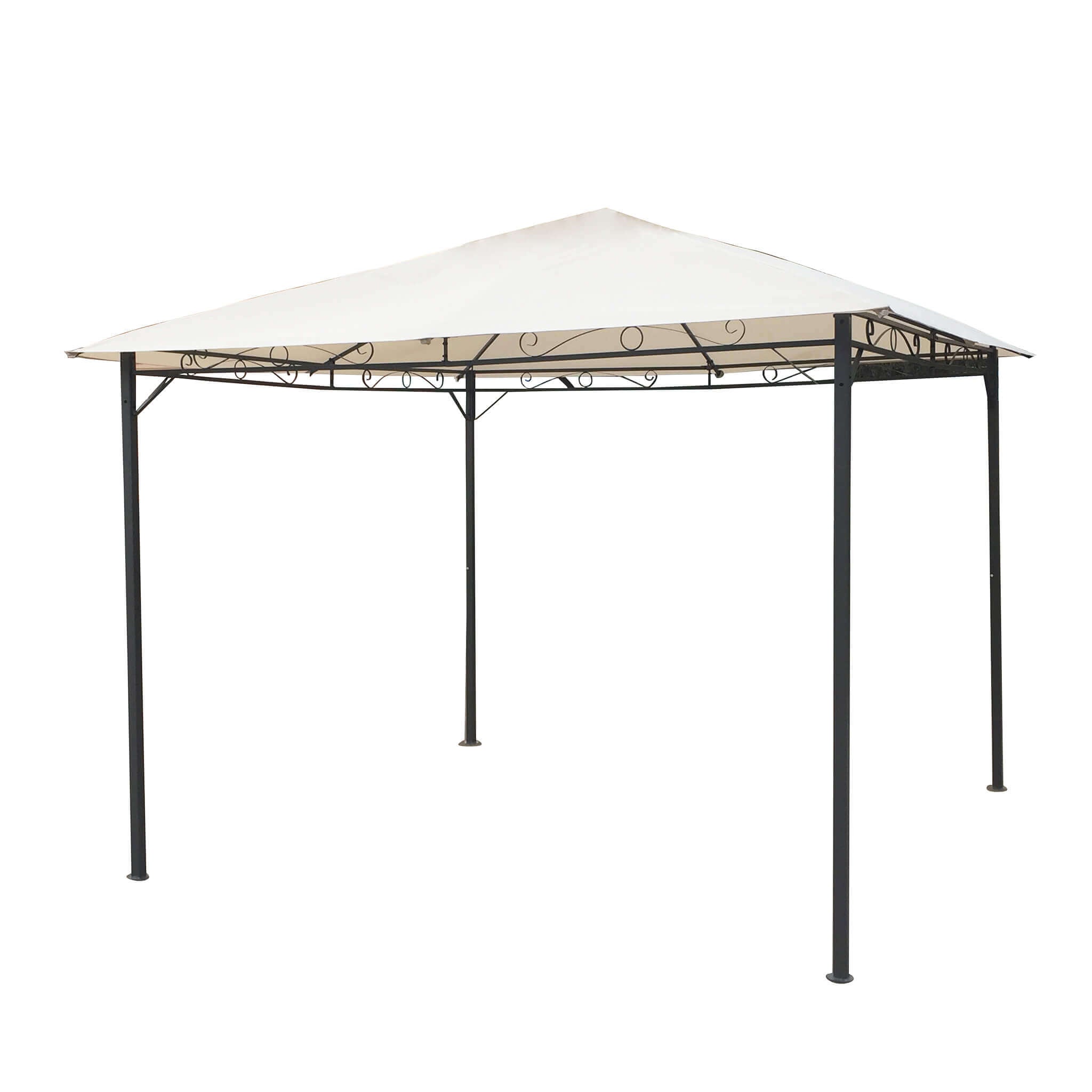 Gazebo in acciaio e poliestere 3x4 mt Gardenia