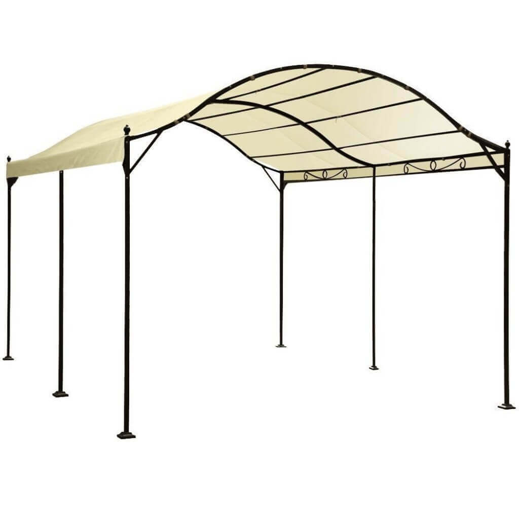 Gazebo arcato con telo in poliestere Gwenda