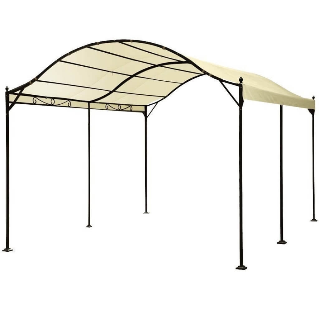 Gazebo arcato con telo in poliestere Gwenda