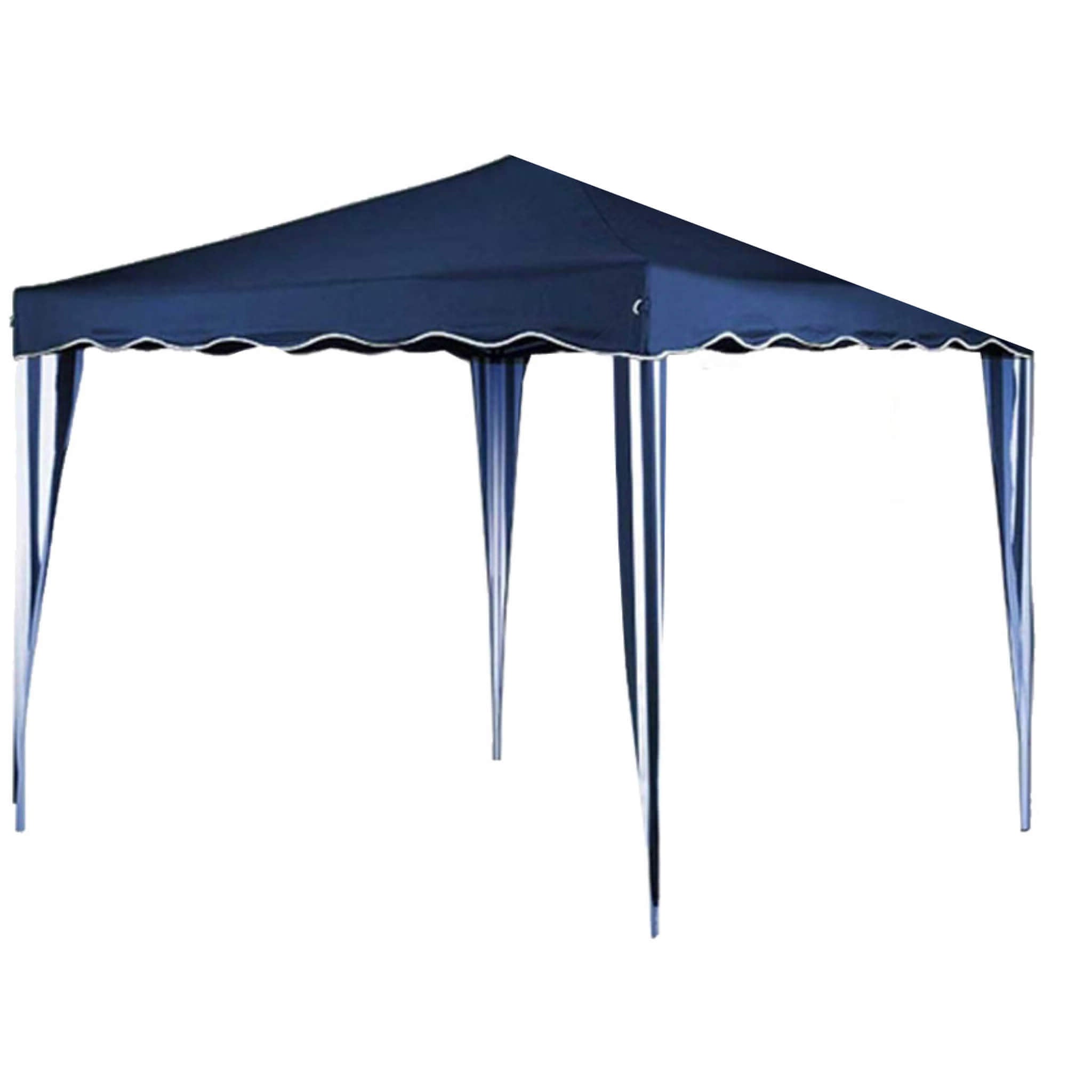 Gazebo in acciaio e poliestere blu 3x3 mt Marilia