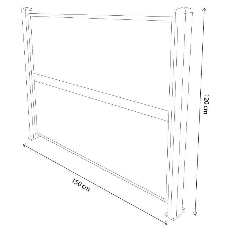 Pannello Fencing 150 X 120