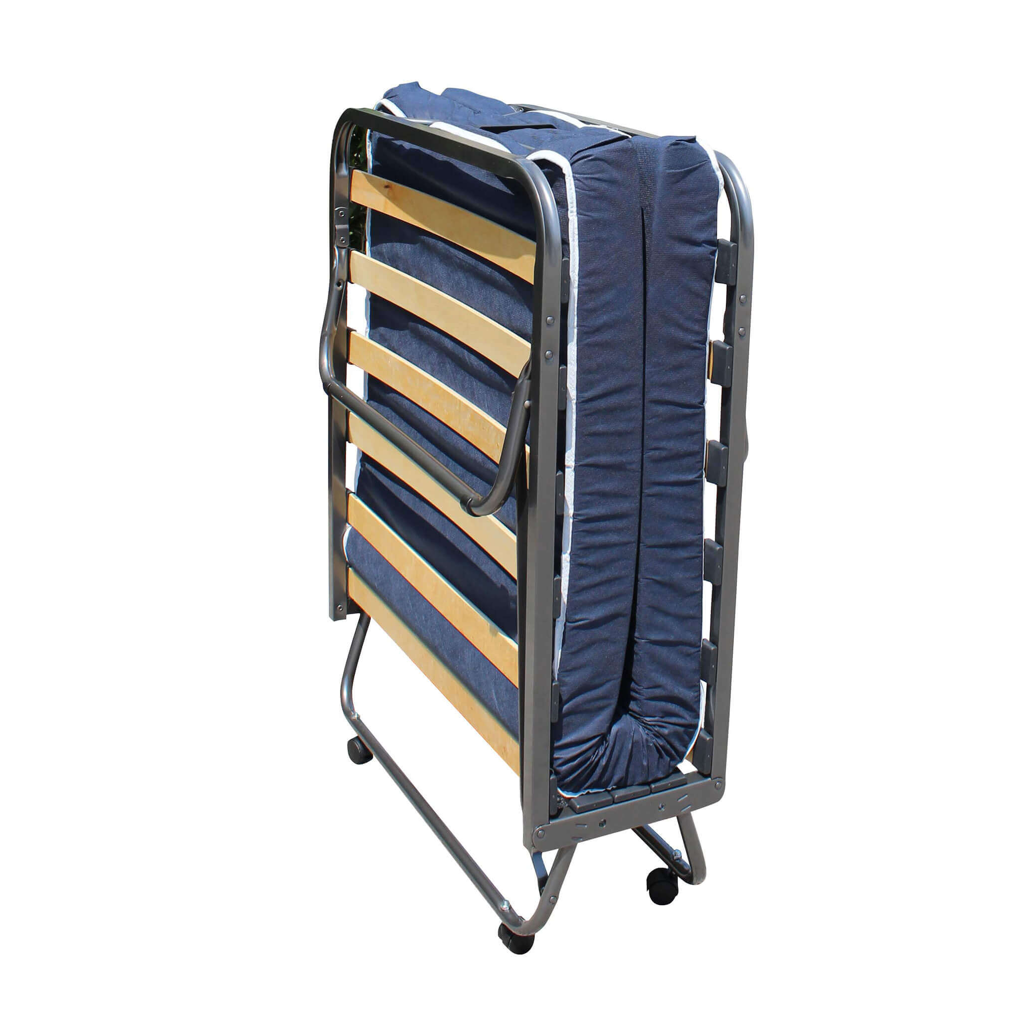 Letto branda ortopedica pieghevole con materasso 1 piazza Strong