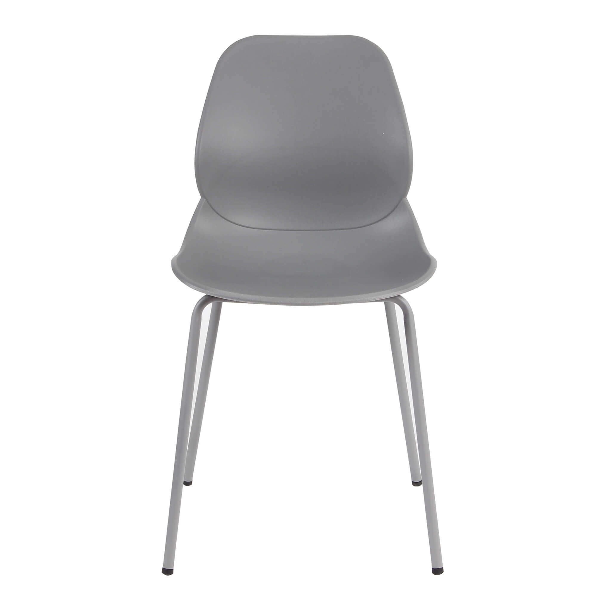 Sedia da interno in acciaio con seduta polipropilene Britney