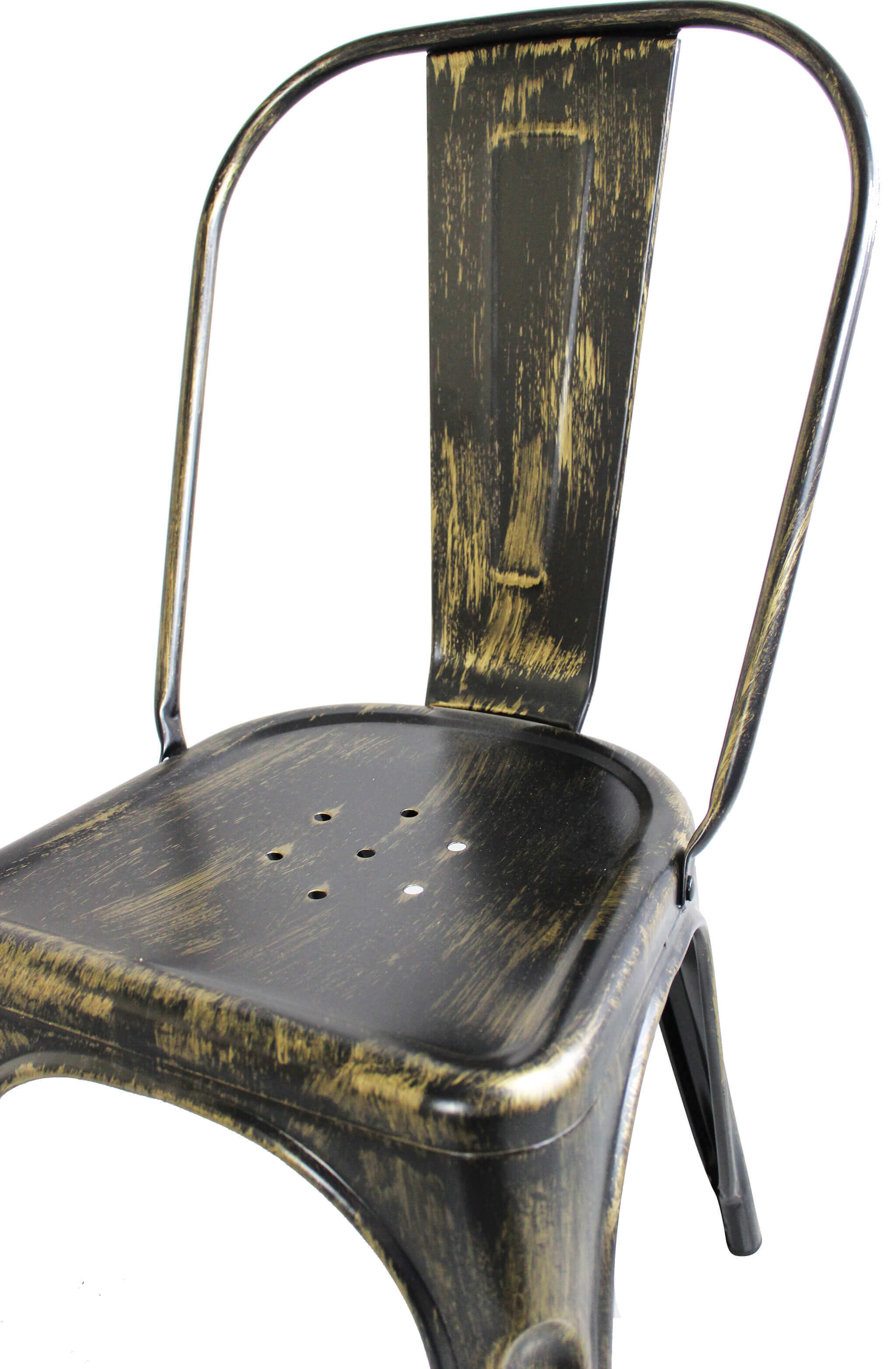 Sedia impilabile in acciaio stile industriale moderno Industrial Style R