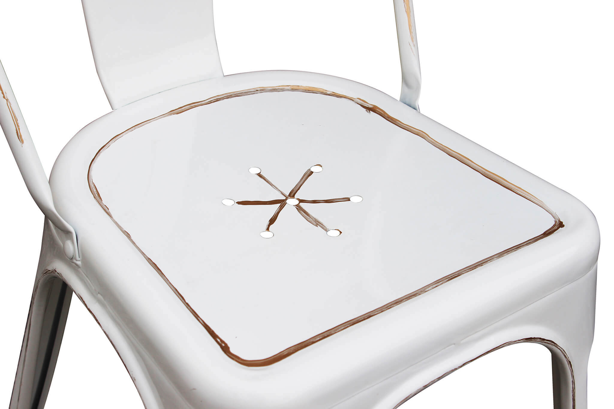 Sedia impilabile in acciaio stile industriale moderno Industrial Style R