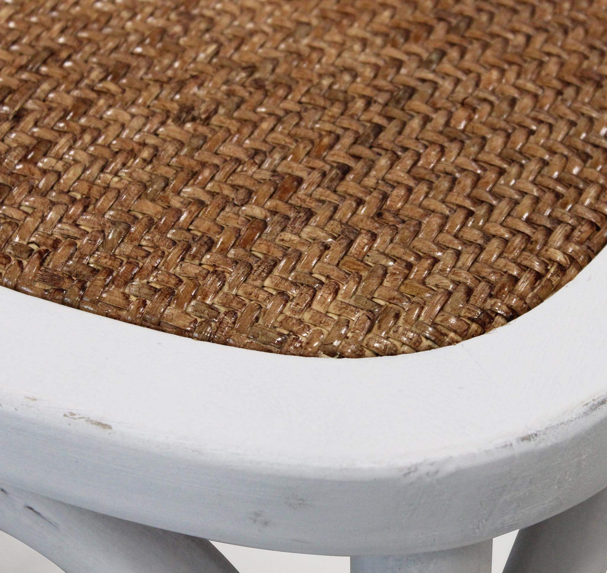 Sedia impilabile da interno ed esterno in legno senza braccioli Crocio