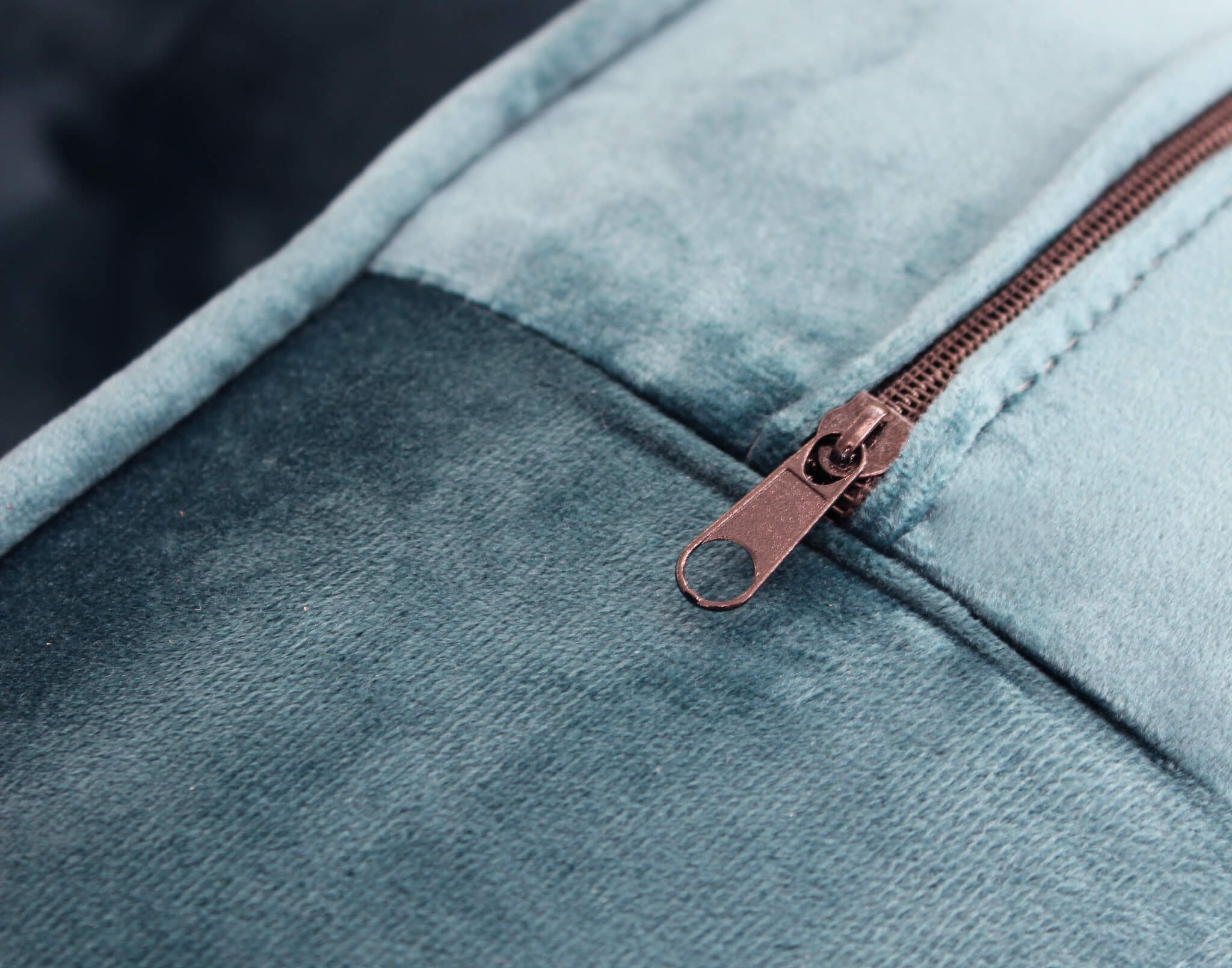 Divano 3 posti in Velluto Blu Chesterfield