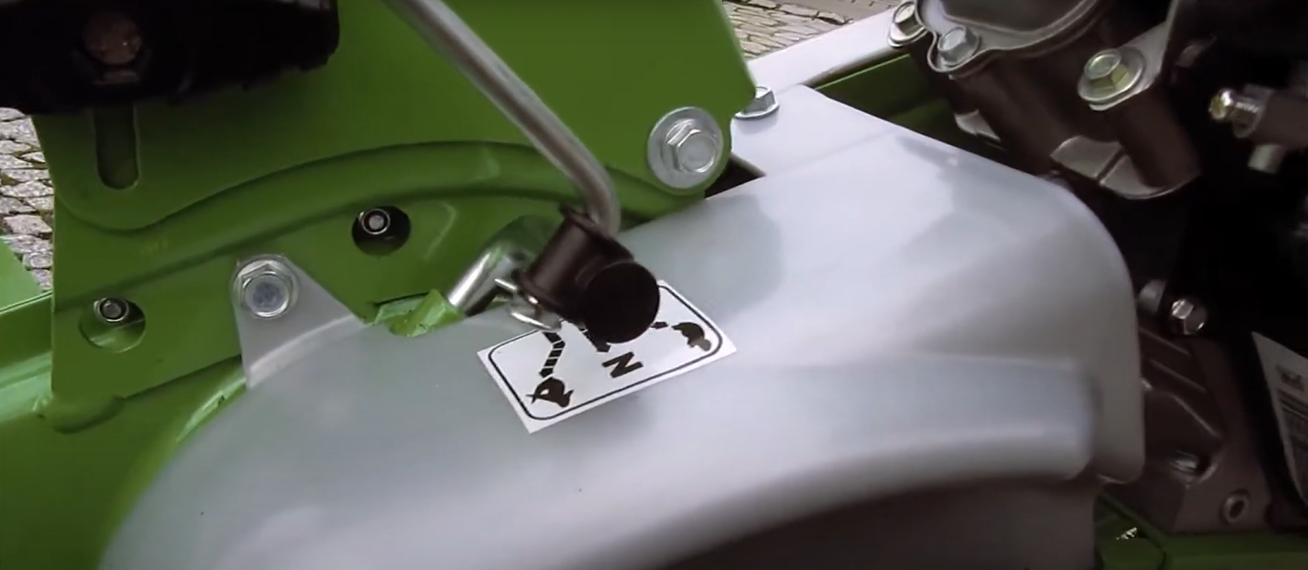 Motocoltivatore semovente con fresa a zappe motore 5.5 hp trasmissione con retromarcia Green Cat Terra